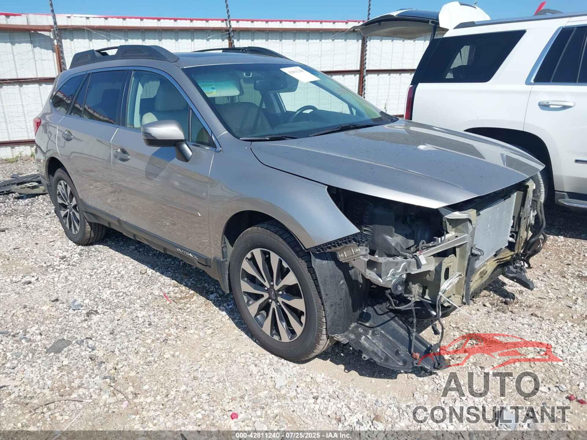 SUBARU OUTBACK 2015 - 4S4BSENC9F3286243