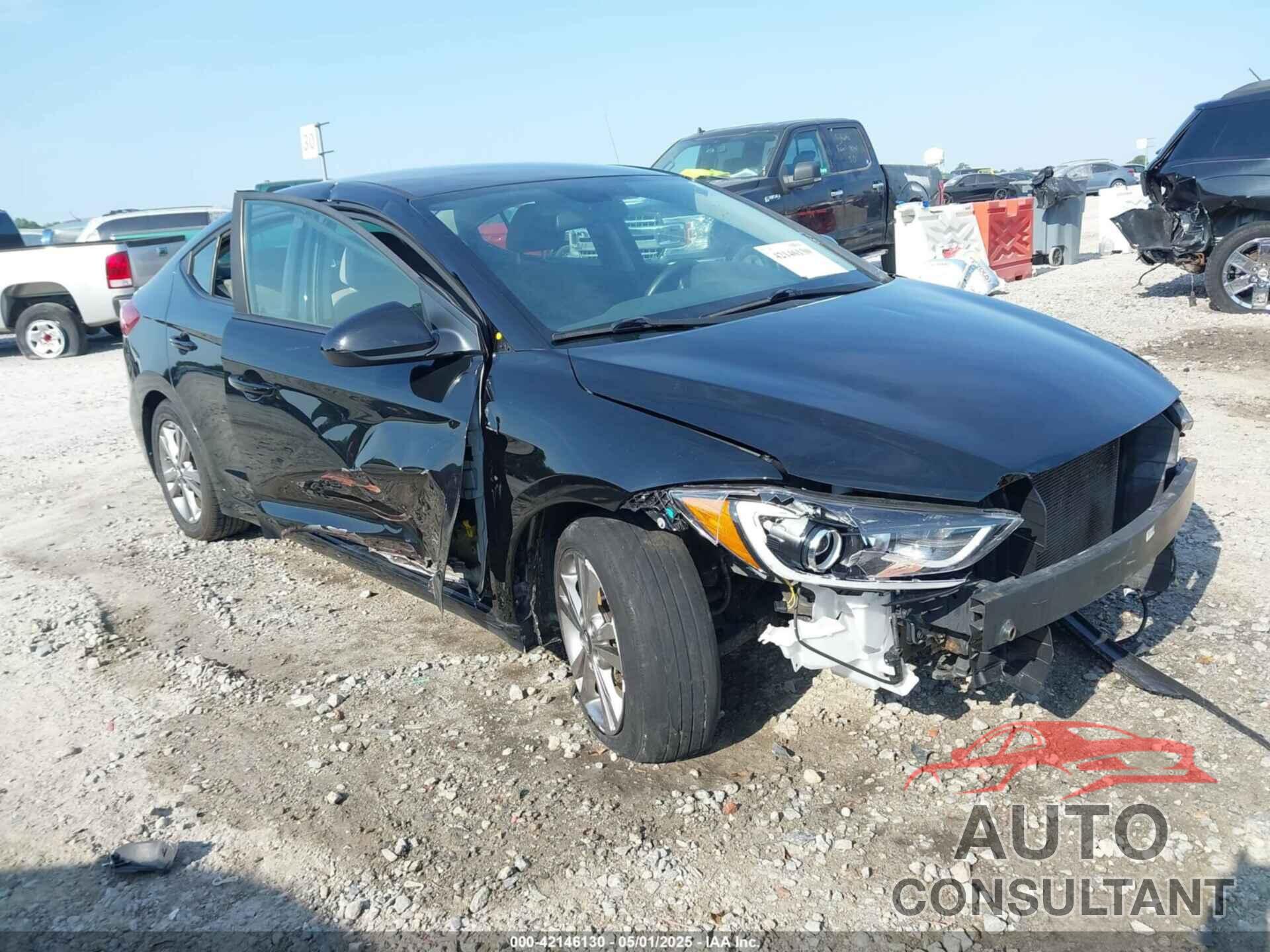 HYUNDAI ELANTRA 2017 - KMHD84LF0HU214293