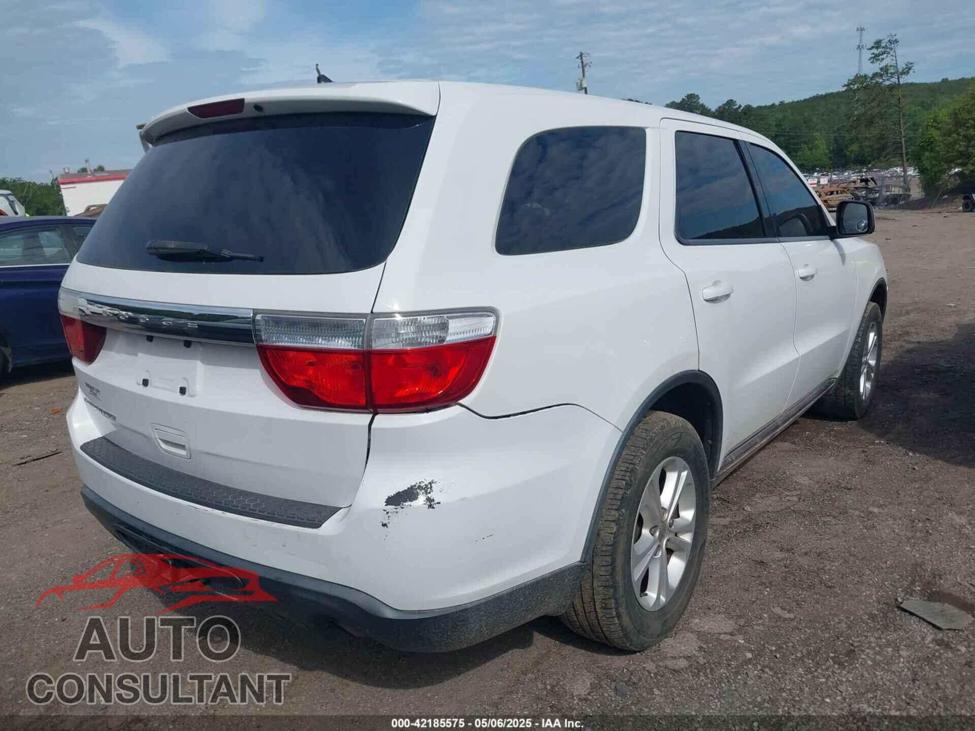 DODGE DURANGO 2013 - 1C4RDJAG4DC512491