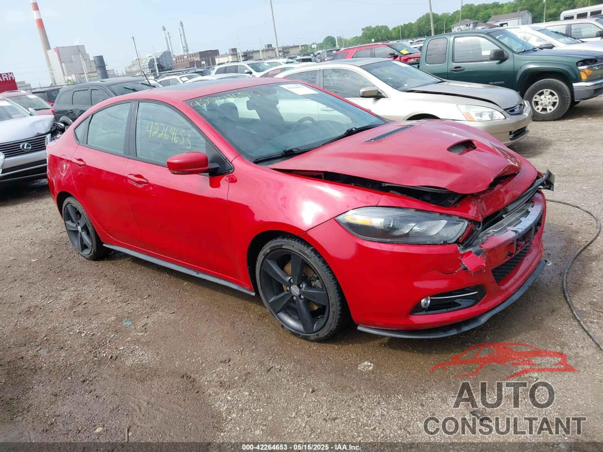 DODGE DART 2016 - 1C3CDFEB0GD578072