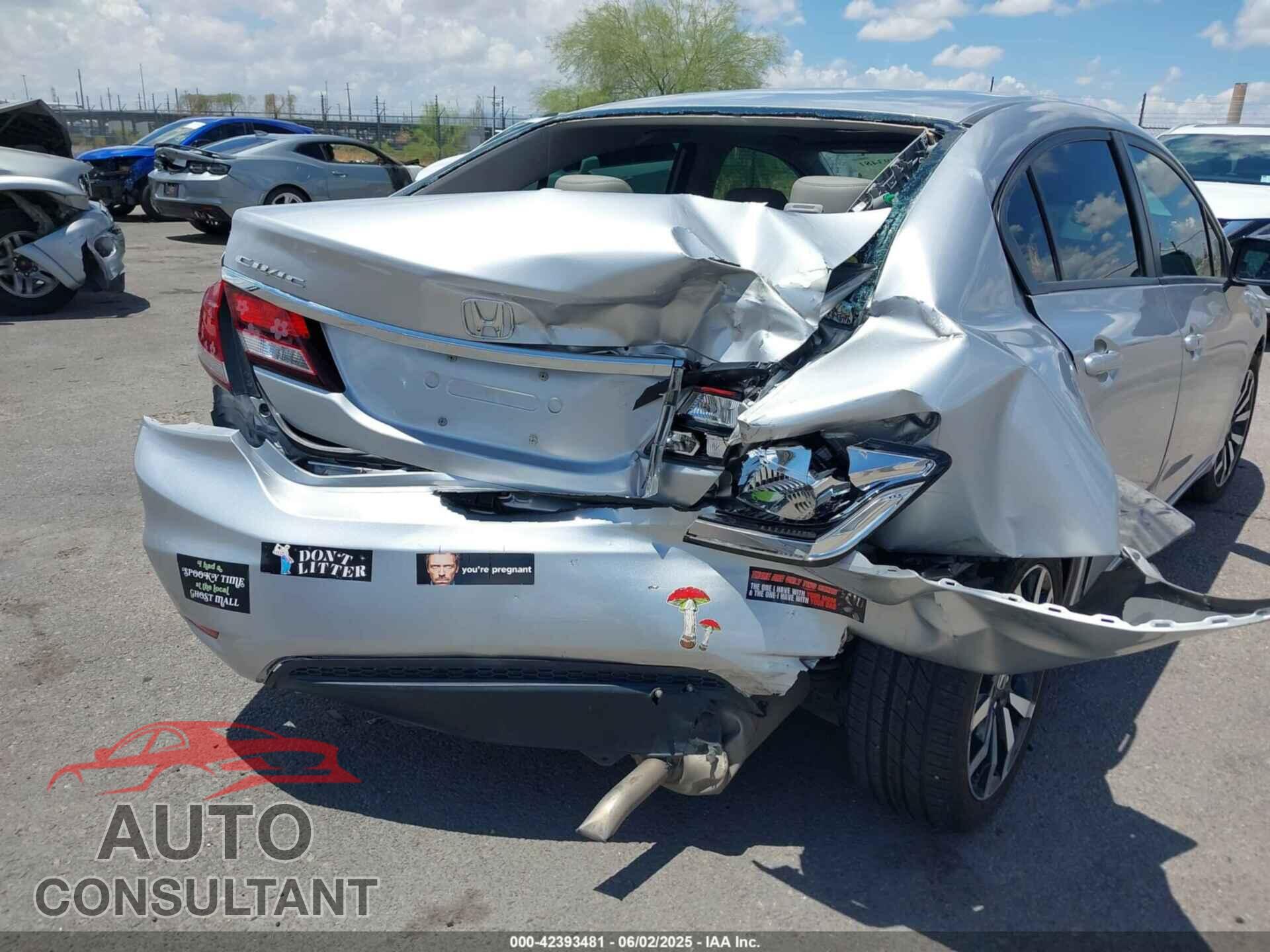 HONDA CIVIC 2014 - 19XFB2F90EE235082
