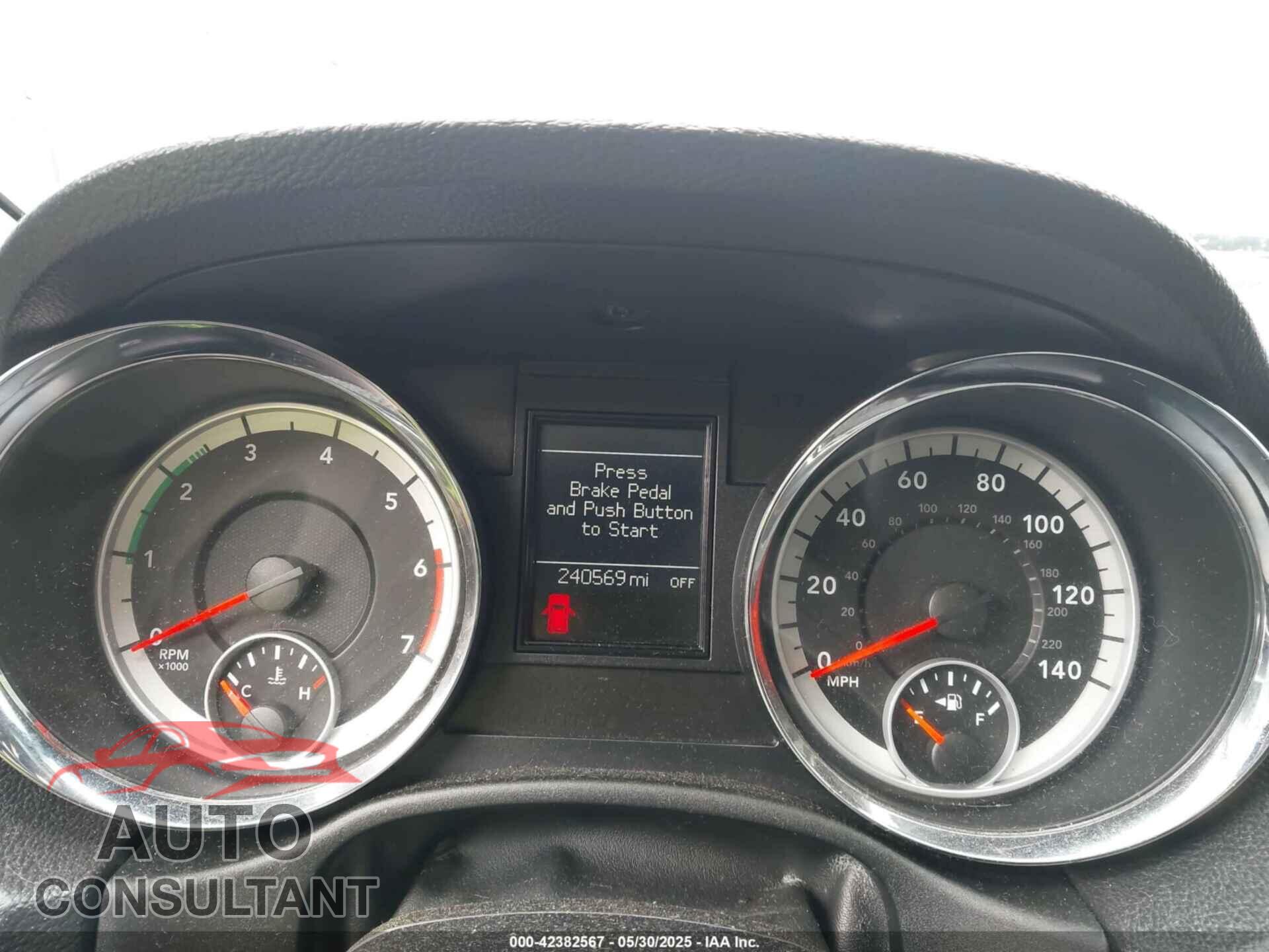 DODGE DURANGO 2012 - 1C4SDHET5CC205668