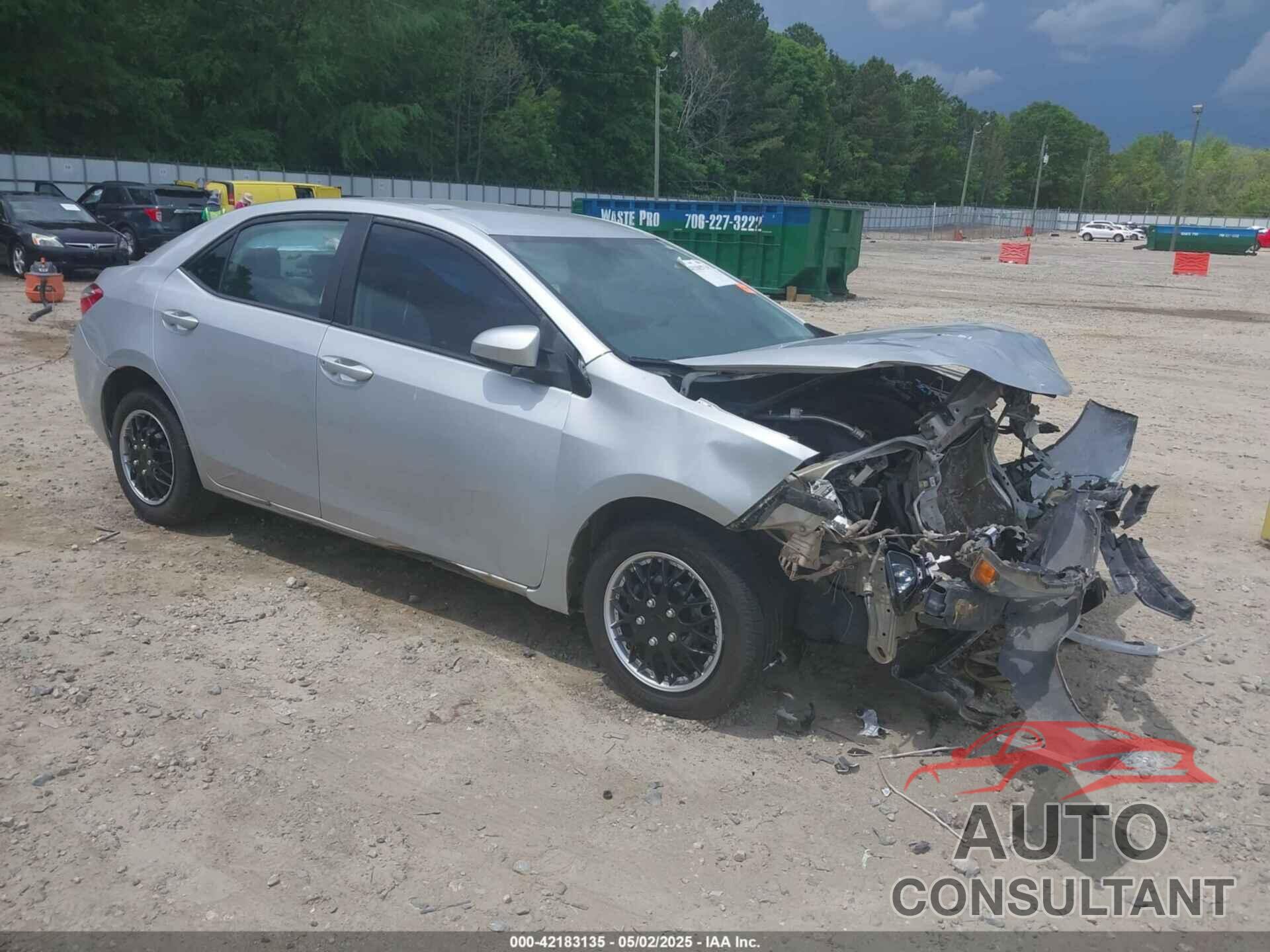 TOYOTA COROLLA 2015 - 2T1BURHE8FC367311