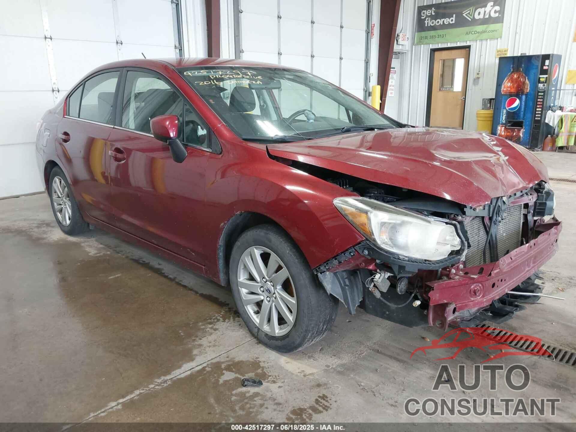 SUBARU IMPREZA 2016 - JF1GJAB65GH018059