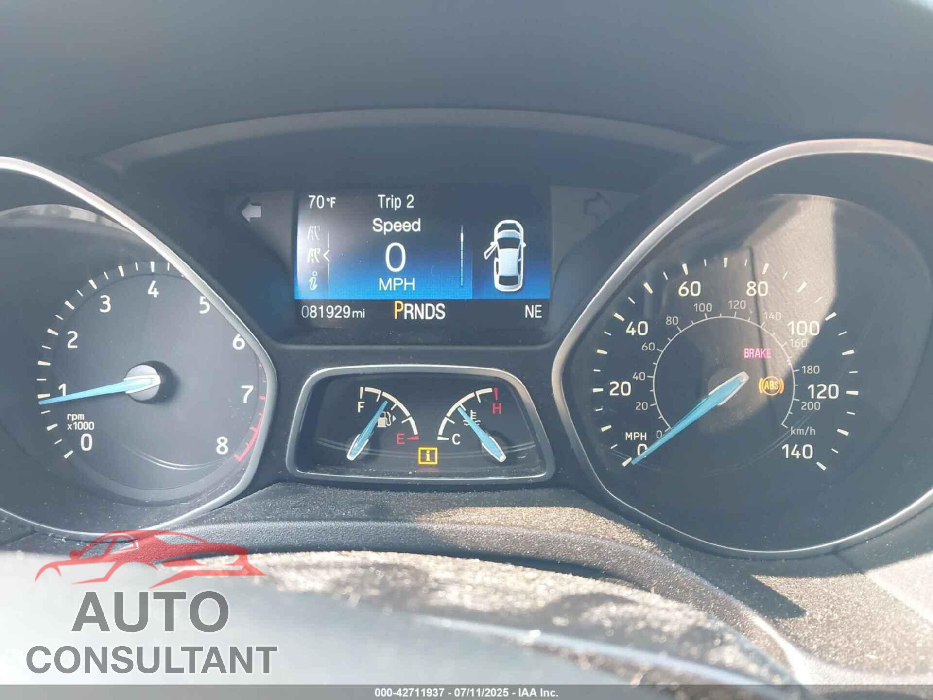 FORD FOCUS 2016 - 1FADP3K24GL224576