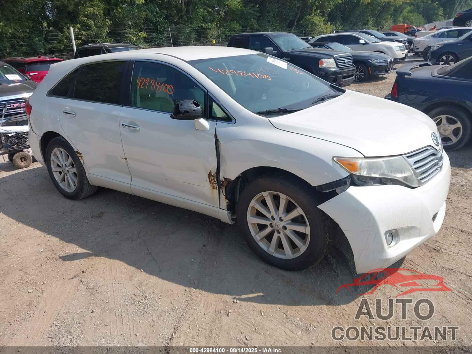 TOYOTA VENZA 2011 - 4T3ZA3BB6BU043714
