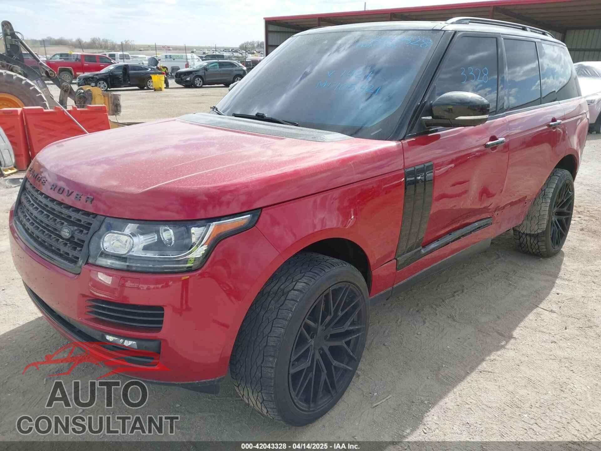 LAND ROVER RANGE ROVER 2017 - SALGS2FE3HA331421