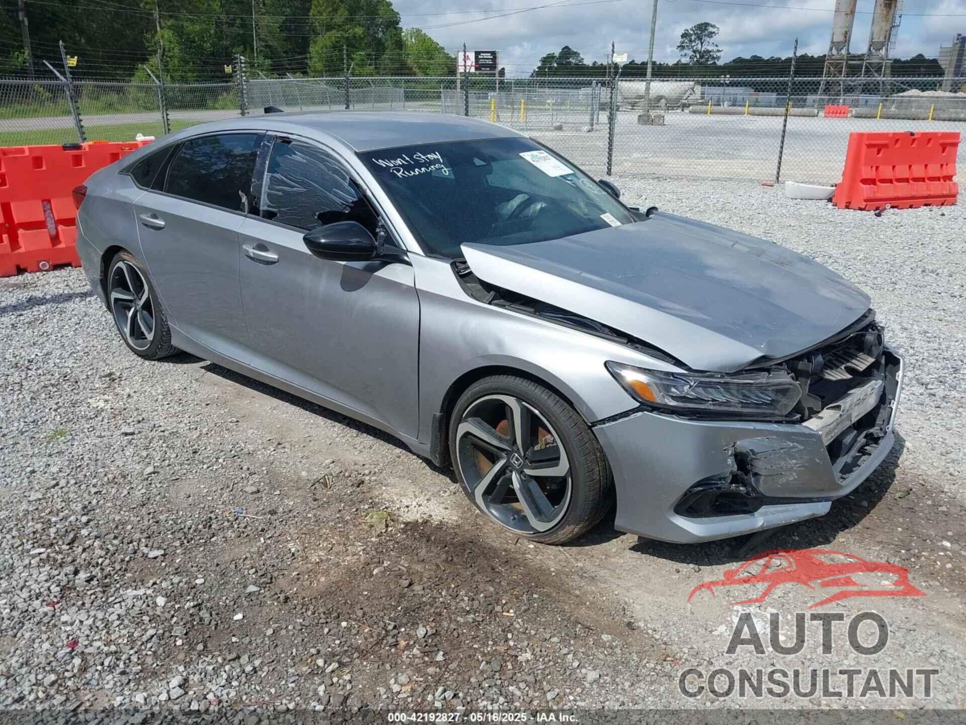 HONDA ACCORD 2022 - 1HGCV1F37NA043372