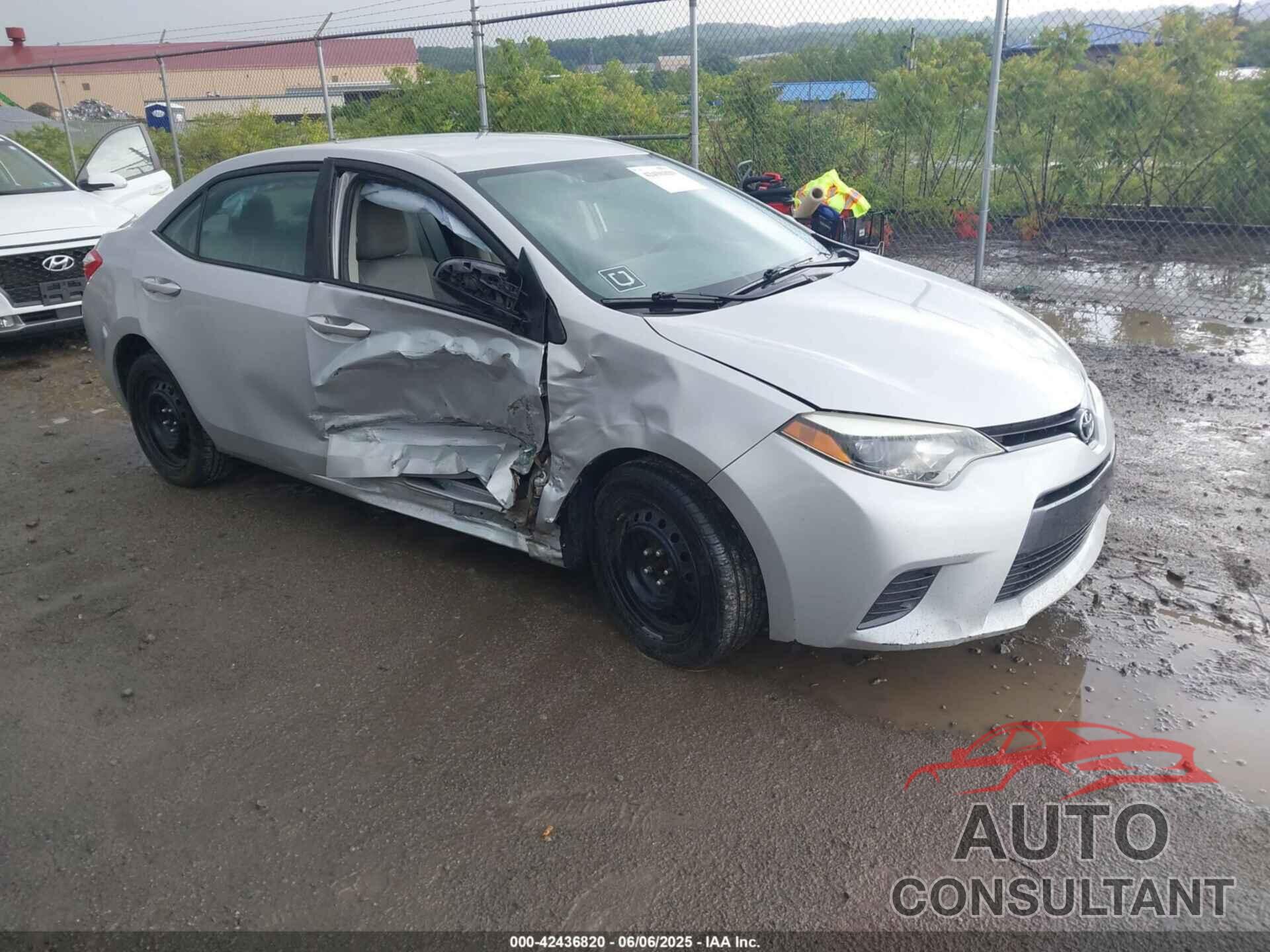 TOYOTA COROLLA 2015 - 2T1BURHE2FC362931
