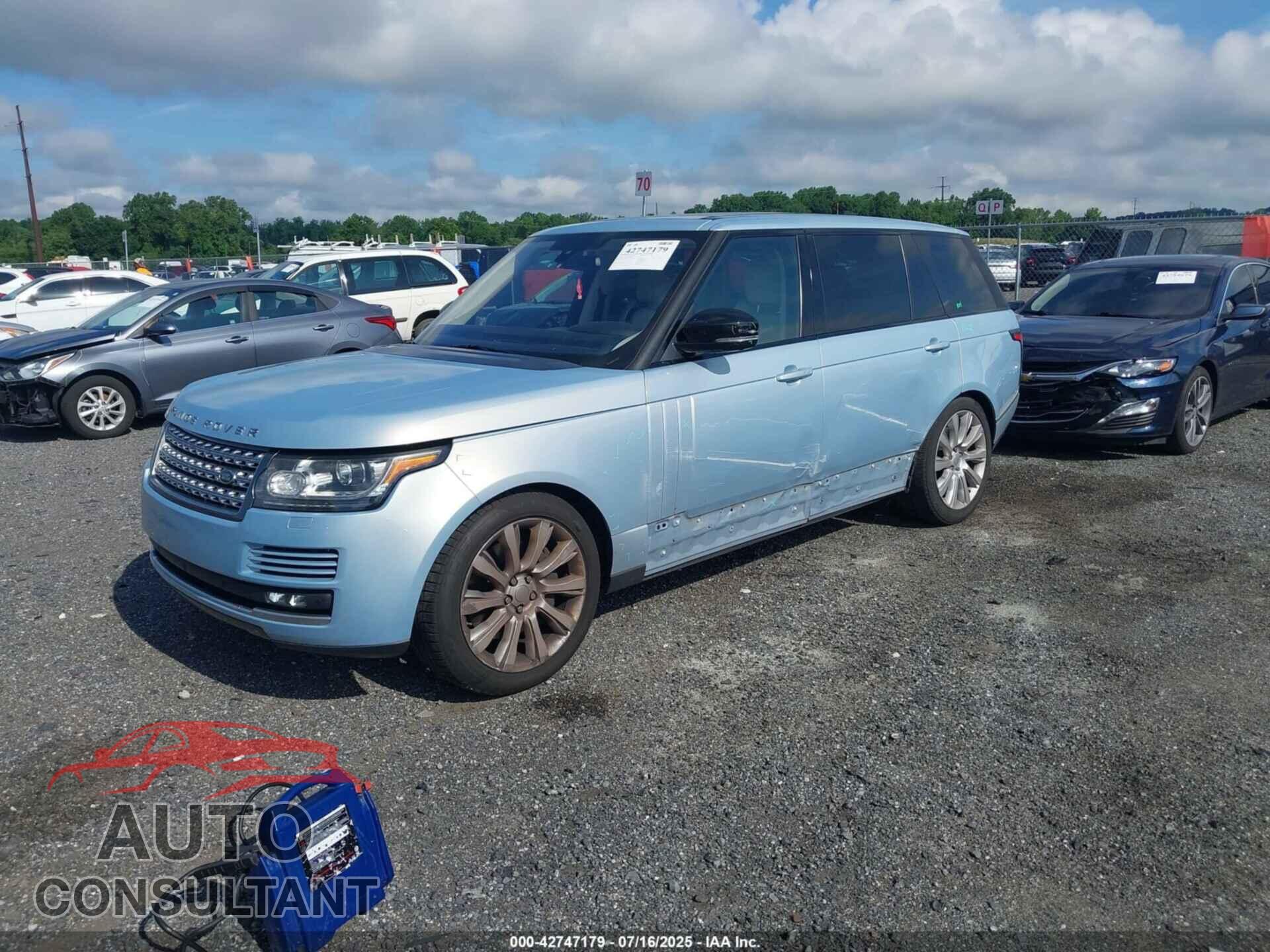 LAND ROVER RANGE ROVER 2016 - SALGS3EF0GA249502