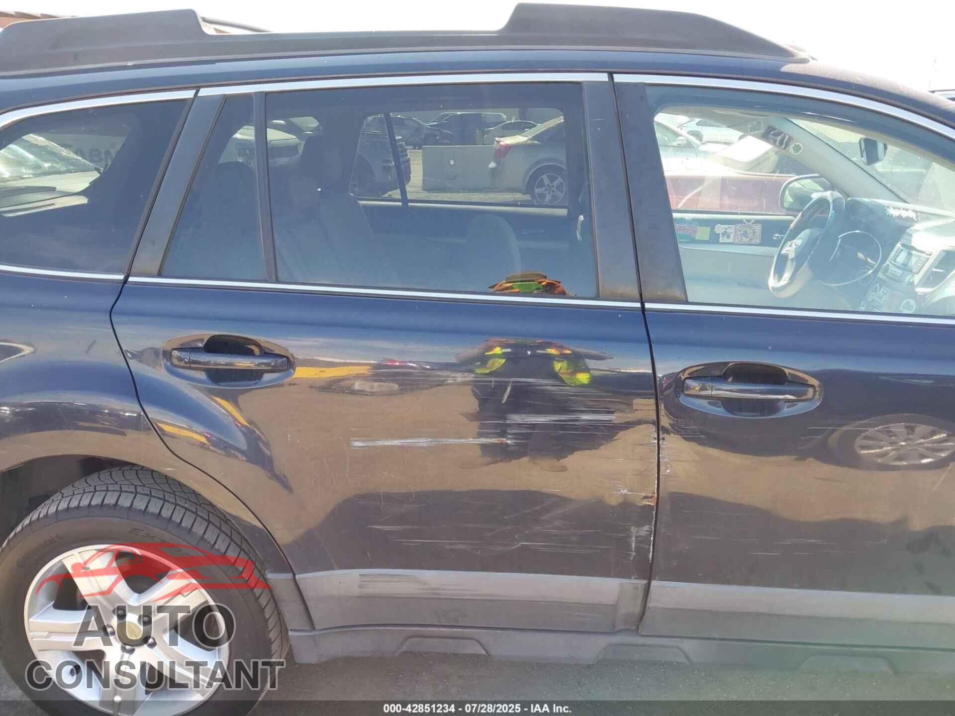 SUBARU OUTBACK 2012 - 4S4BRBGC8C3262793
