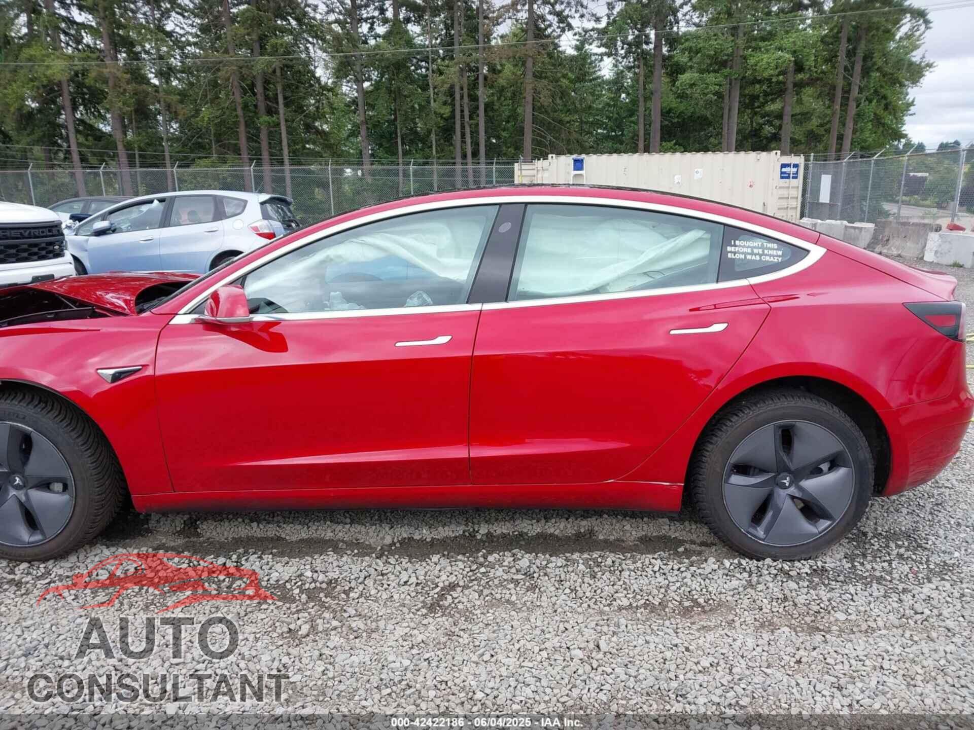 TESLA MODEL 3 2020 - 5YJ3E1EA9LF633513