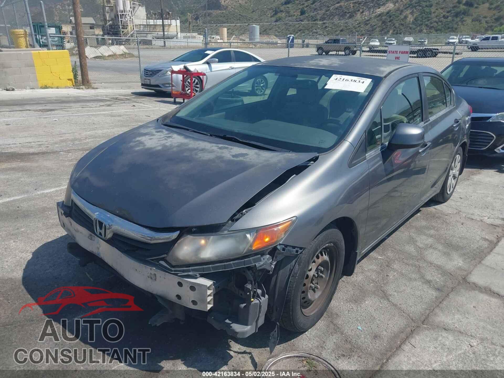 HONDA CIVIC 2012 - JHMFB2F5XCS005393