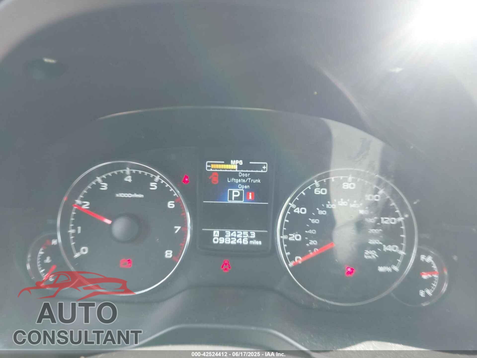 SUBARU OUTBACK 2013 - 4S4BRBKC0D3219879