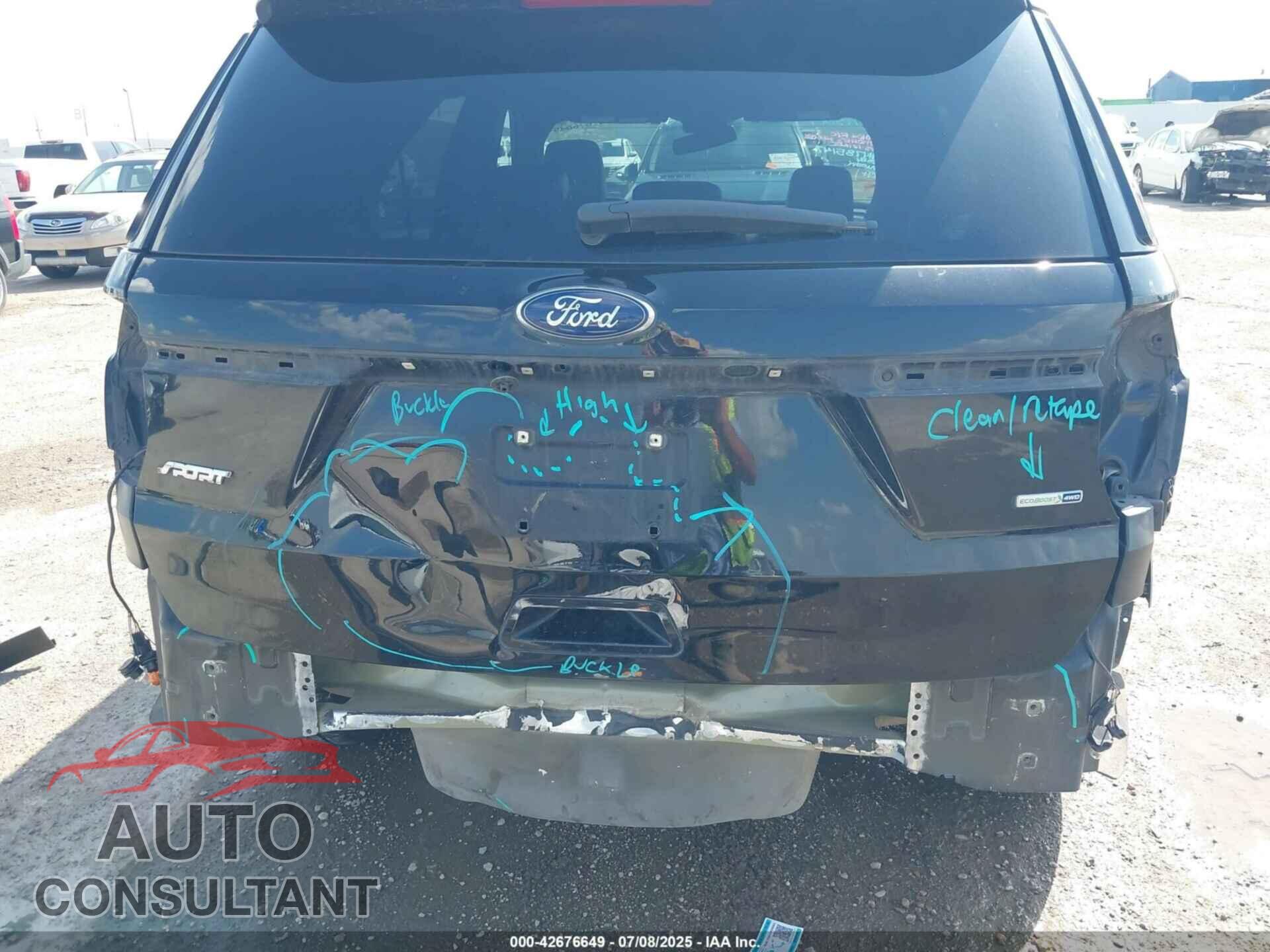 FORD EXPLORER 2018 - 1FM5K8GT7JGB88681