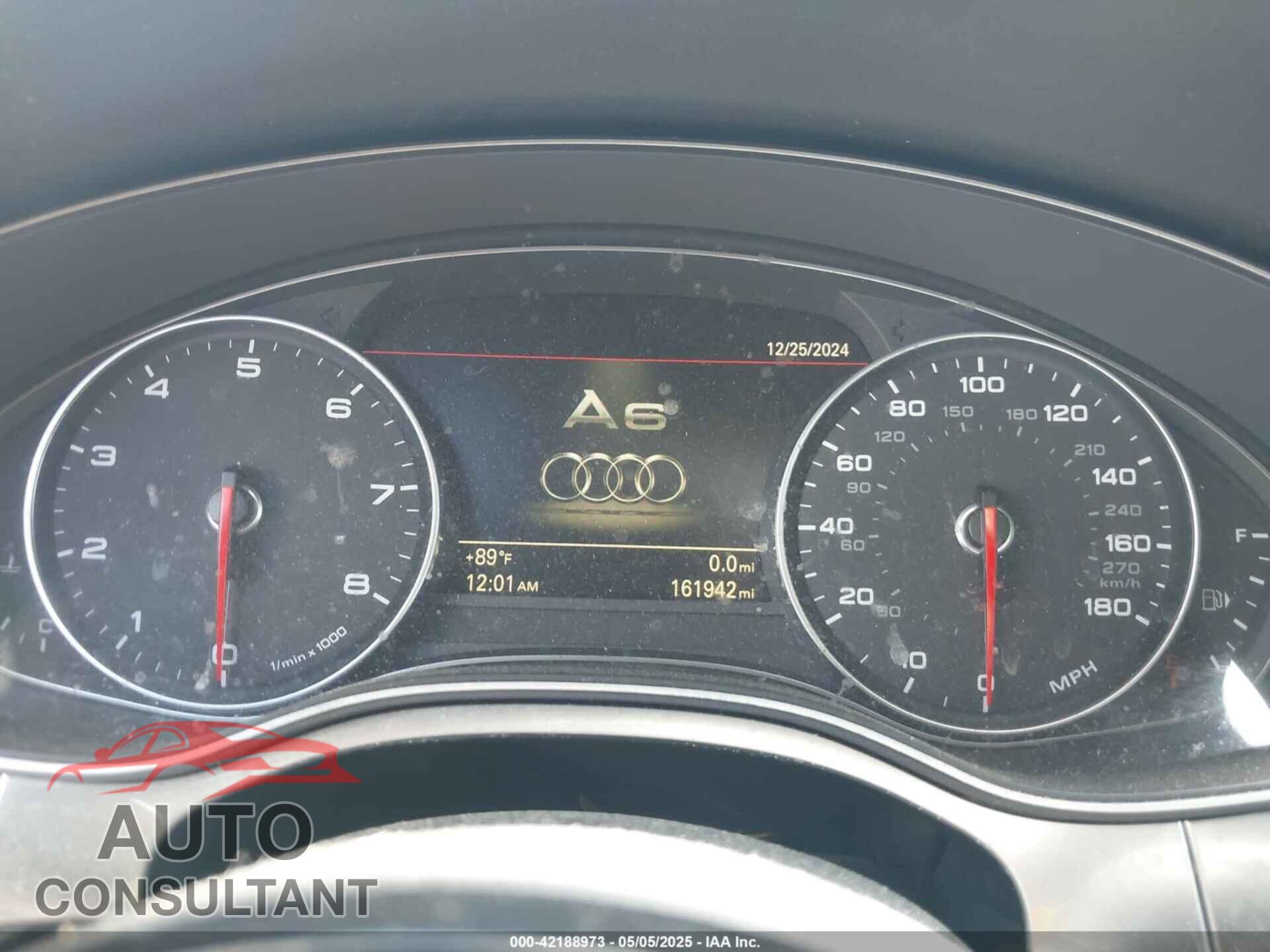 AUDI A6 2012 - WAUDFAFC8CN156315
