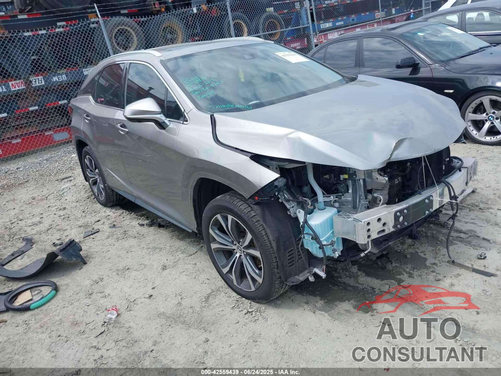 LEXUS RX 350 2022 - 2T2HZMAA9NC243306
