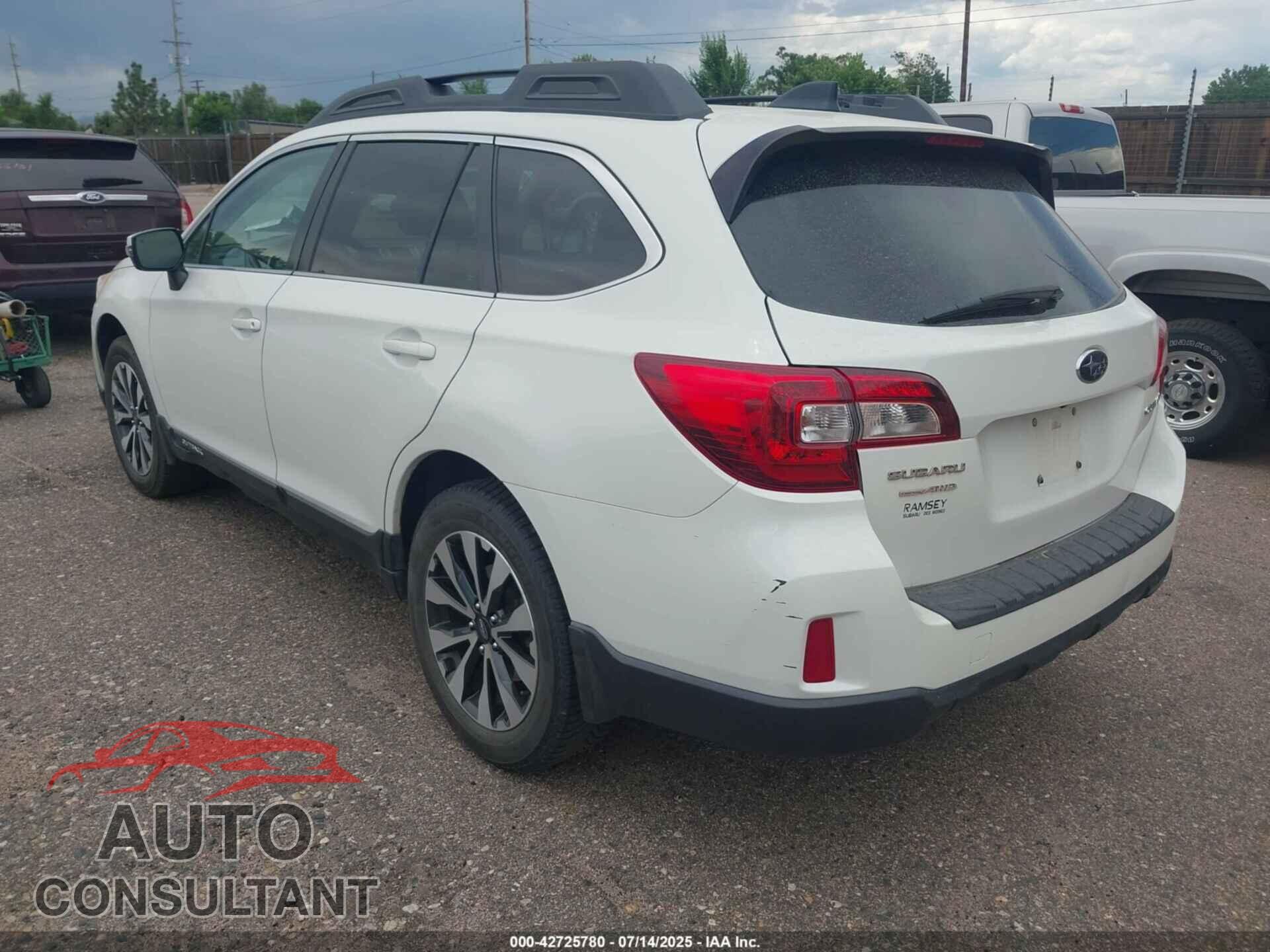 SUBARU OUTBACK 2016 - 4S4BSBNC8G3248311