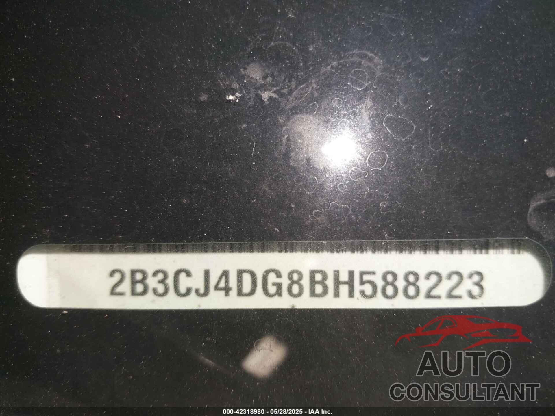 DODGE CHALLENGER 2011 - 2B3CJ4DG8BH588223