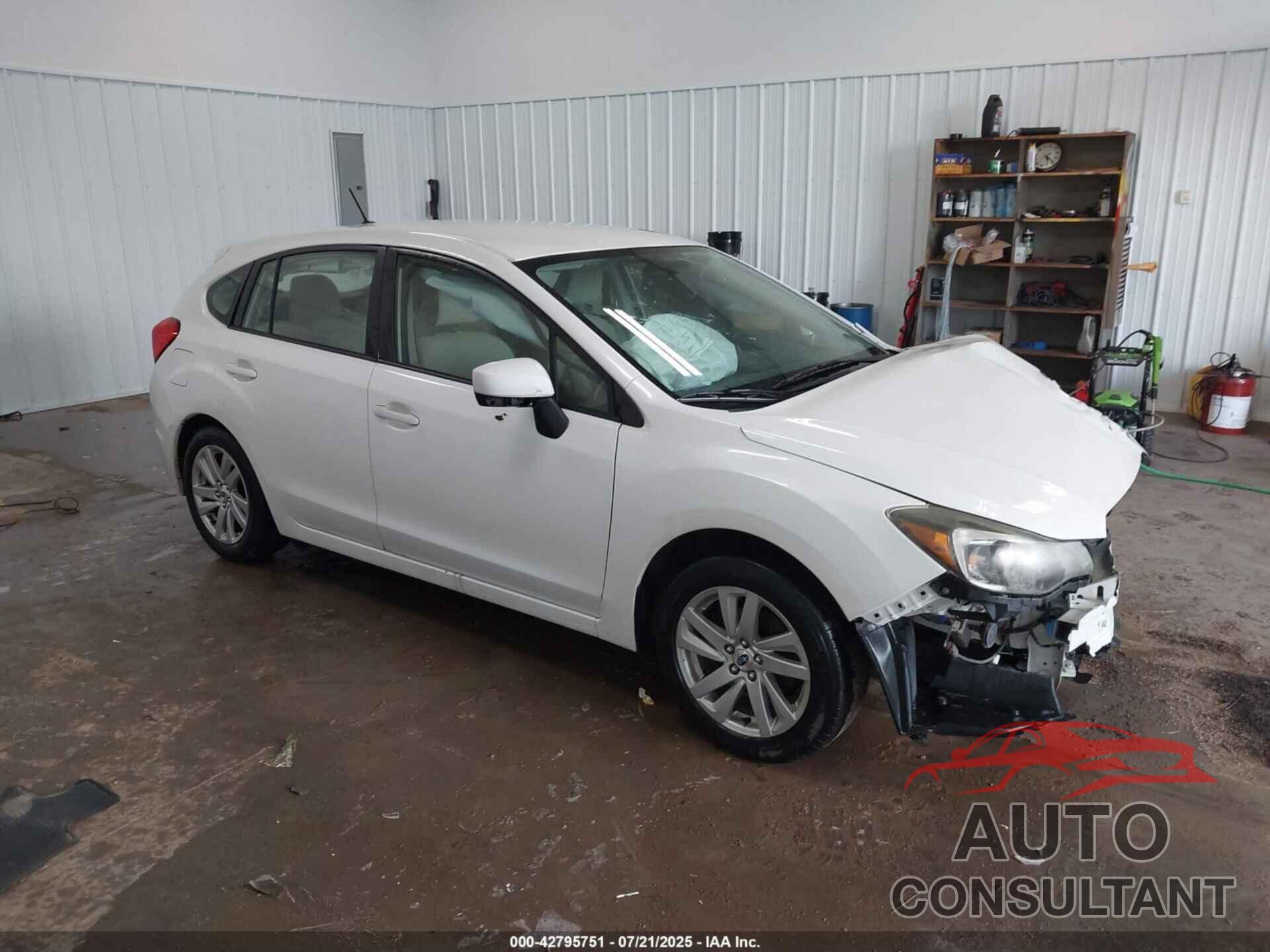 SUBARU IMPREZA 2016 - JF1GPAB63G8273405