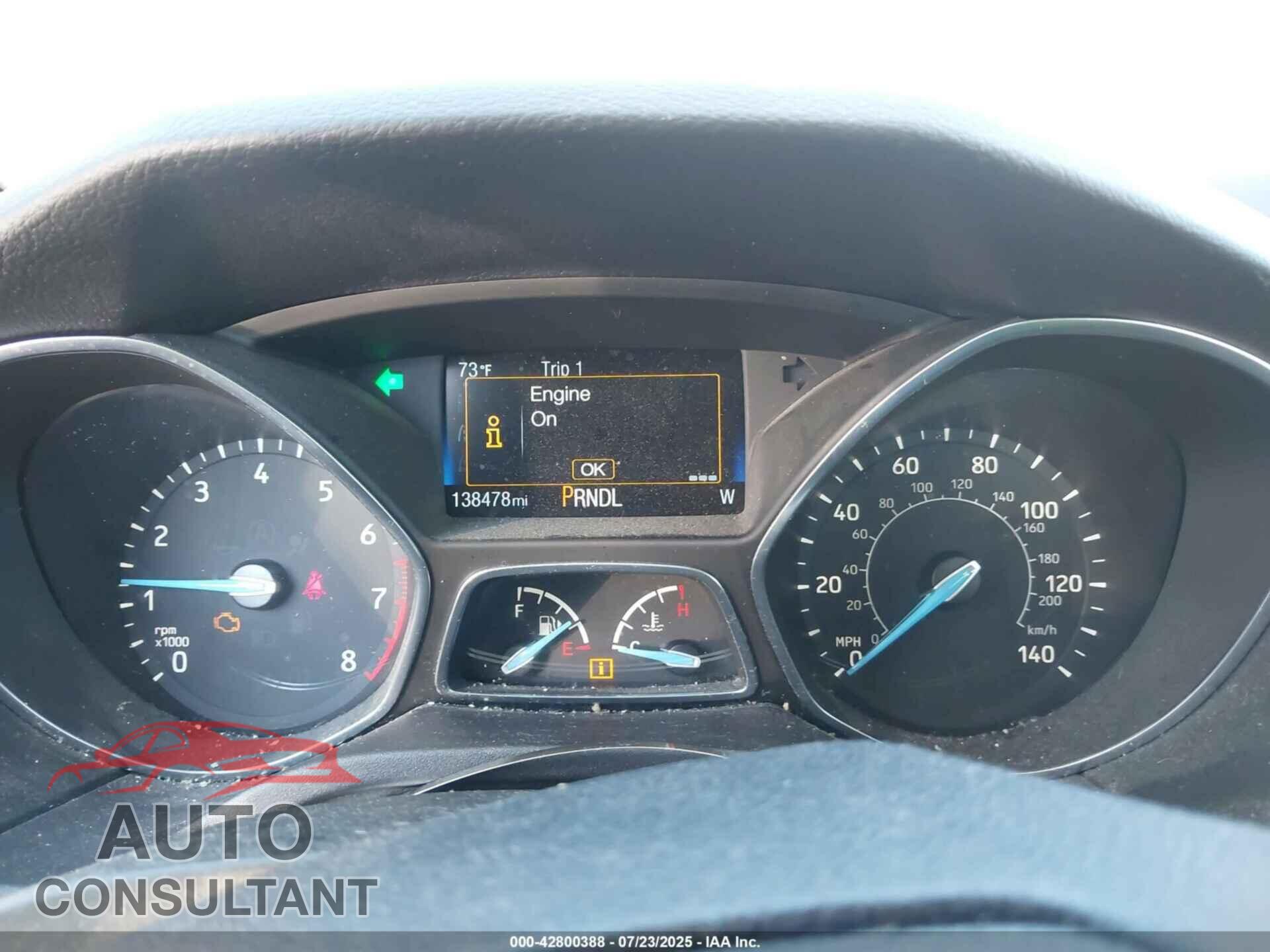 FORD FOCUS 2017 - 1FADP3F20HL221993