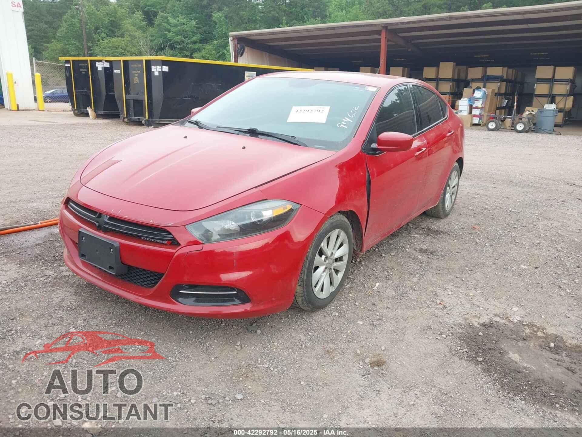 DODGE DART 2014 - 1C3CDFBBXED914652