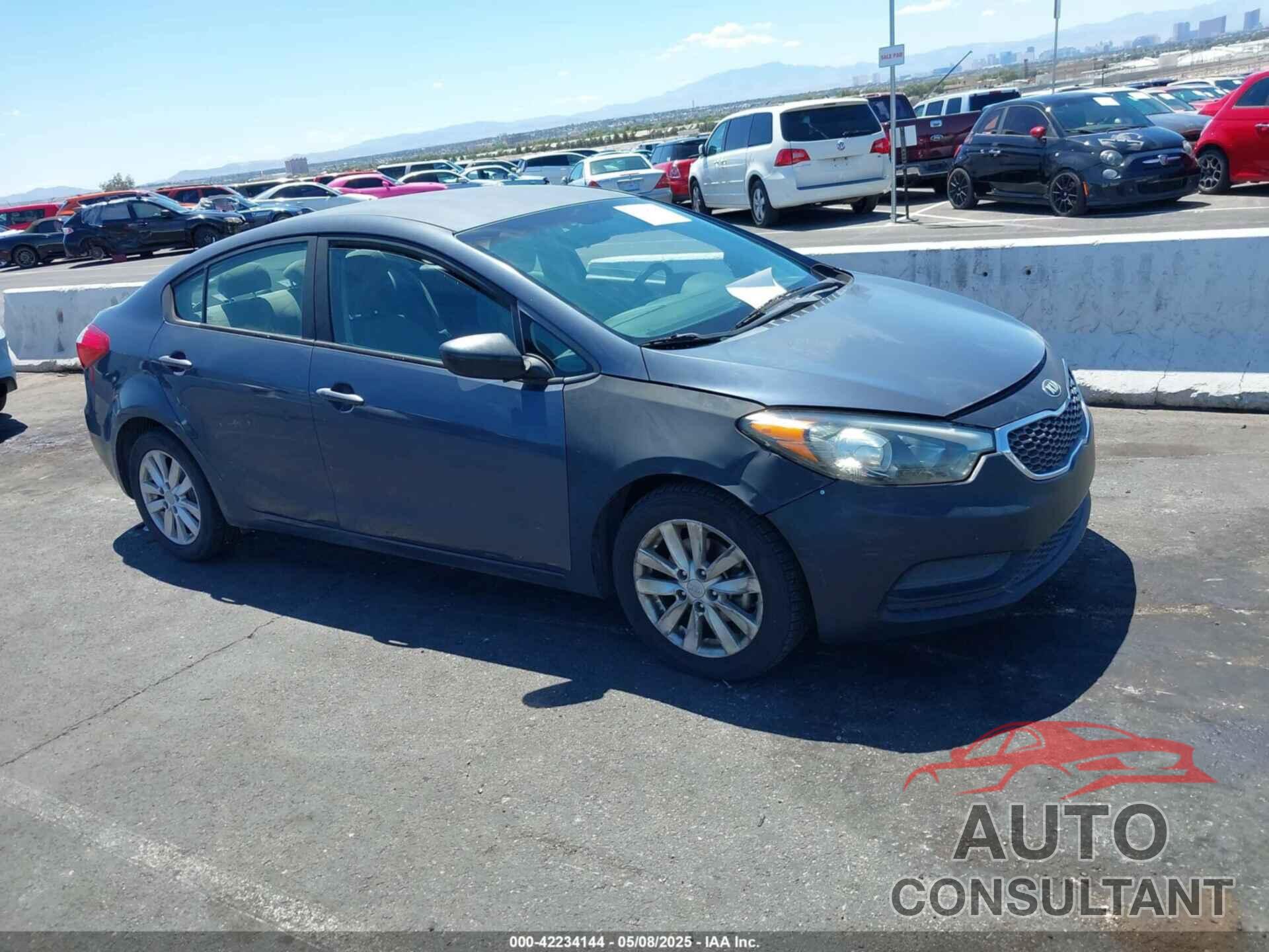 KIA FORTE 2014 - KNAFX4A64E5080300