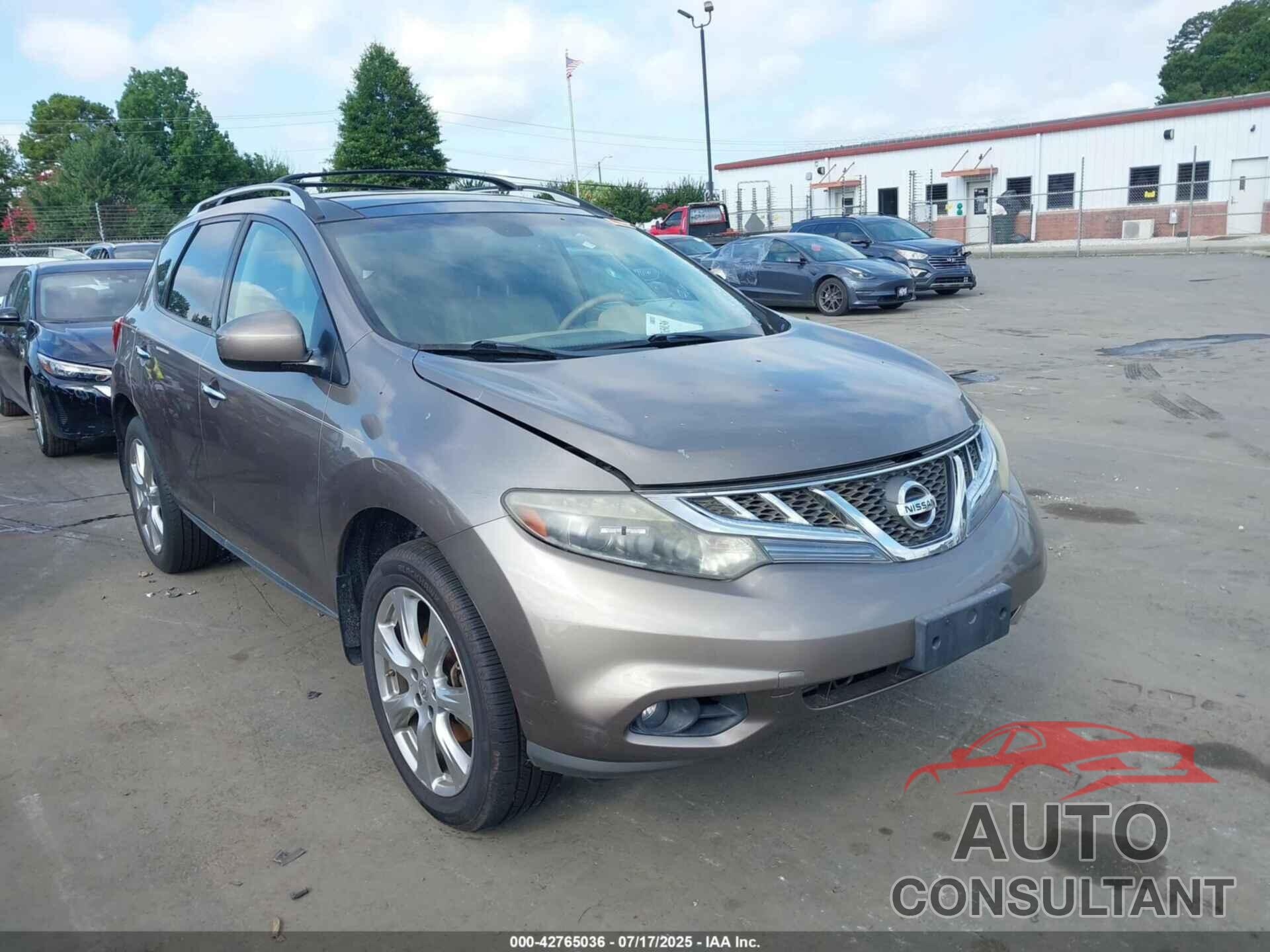 NISSAN MURANO 2012 - JN8AZ1MW5CW209030