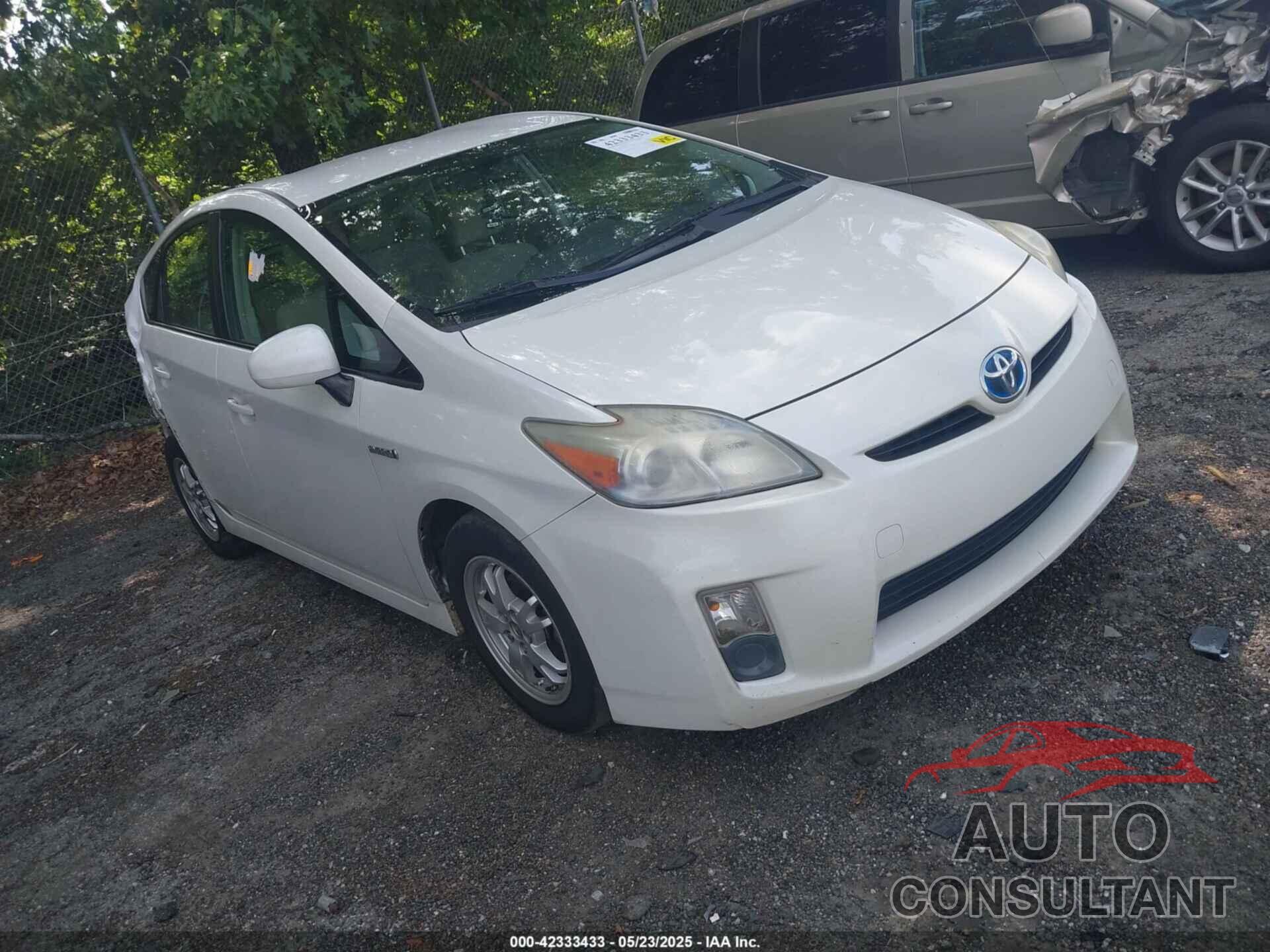 TOYOTA PRIUS 2011 - JTDKN3DU7B5331267