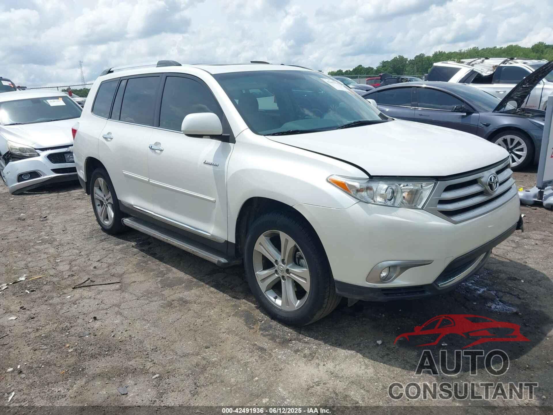 TOYOTA HIGHLANDER 2013 - 5TDYK3EH6DS091307