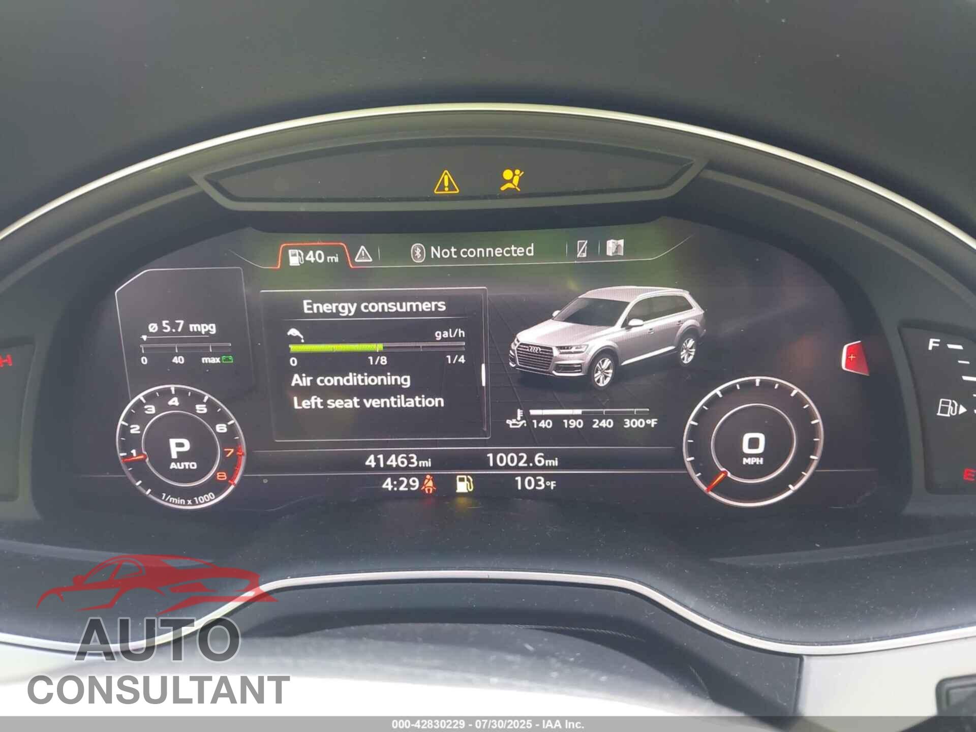 AUDI Q7 2019 - WA1LHAF76KD032103