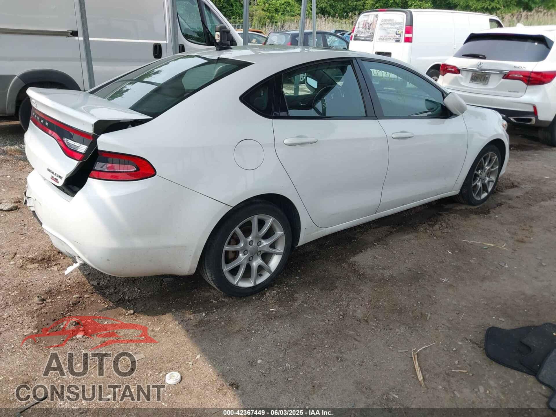 DODGE DART 2014 - 1C3CDFBB2ED909638