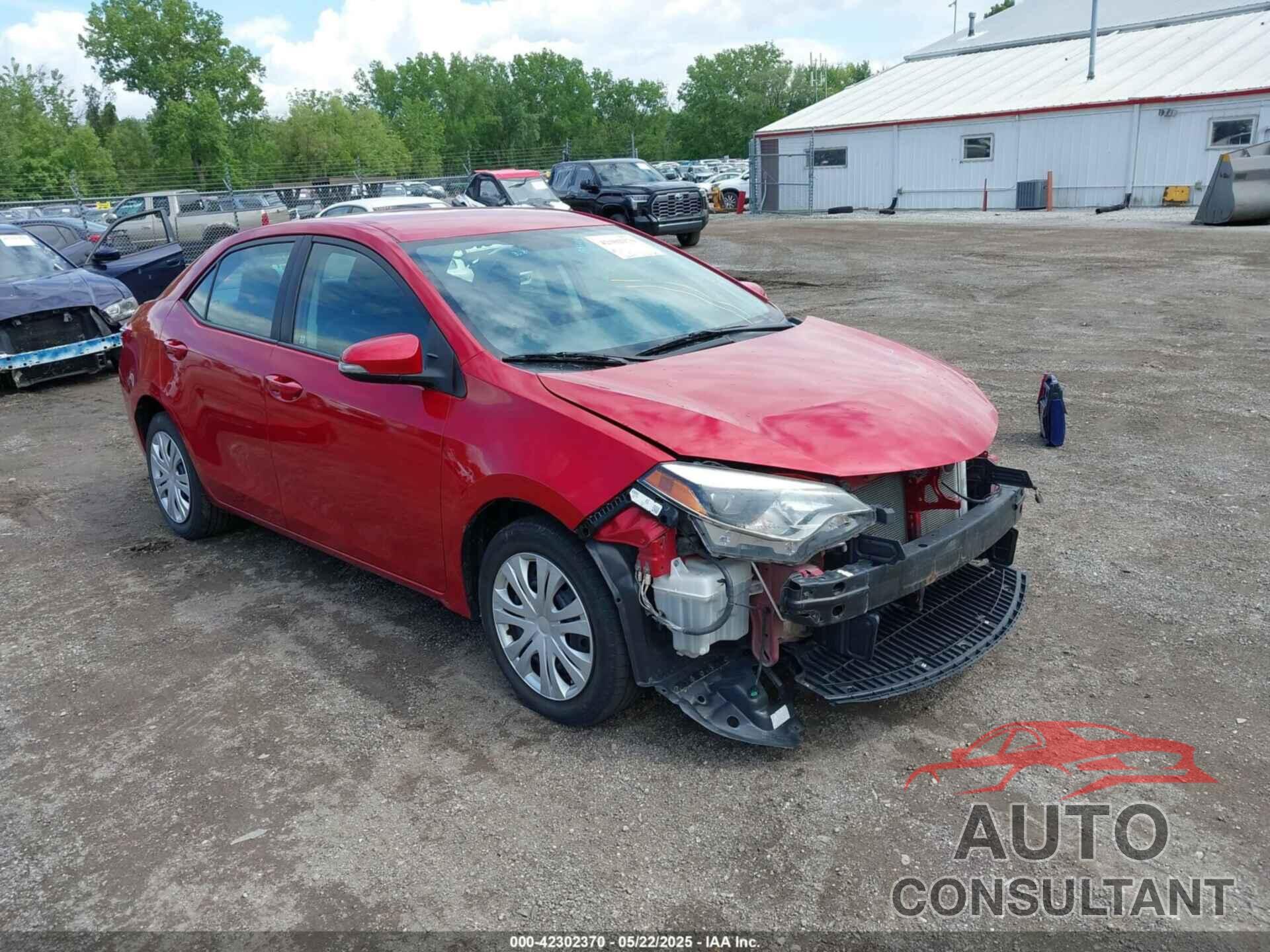 TOYOTA COROLLA 2016 - 5YFBURHEXGP540103