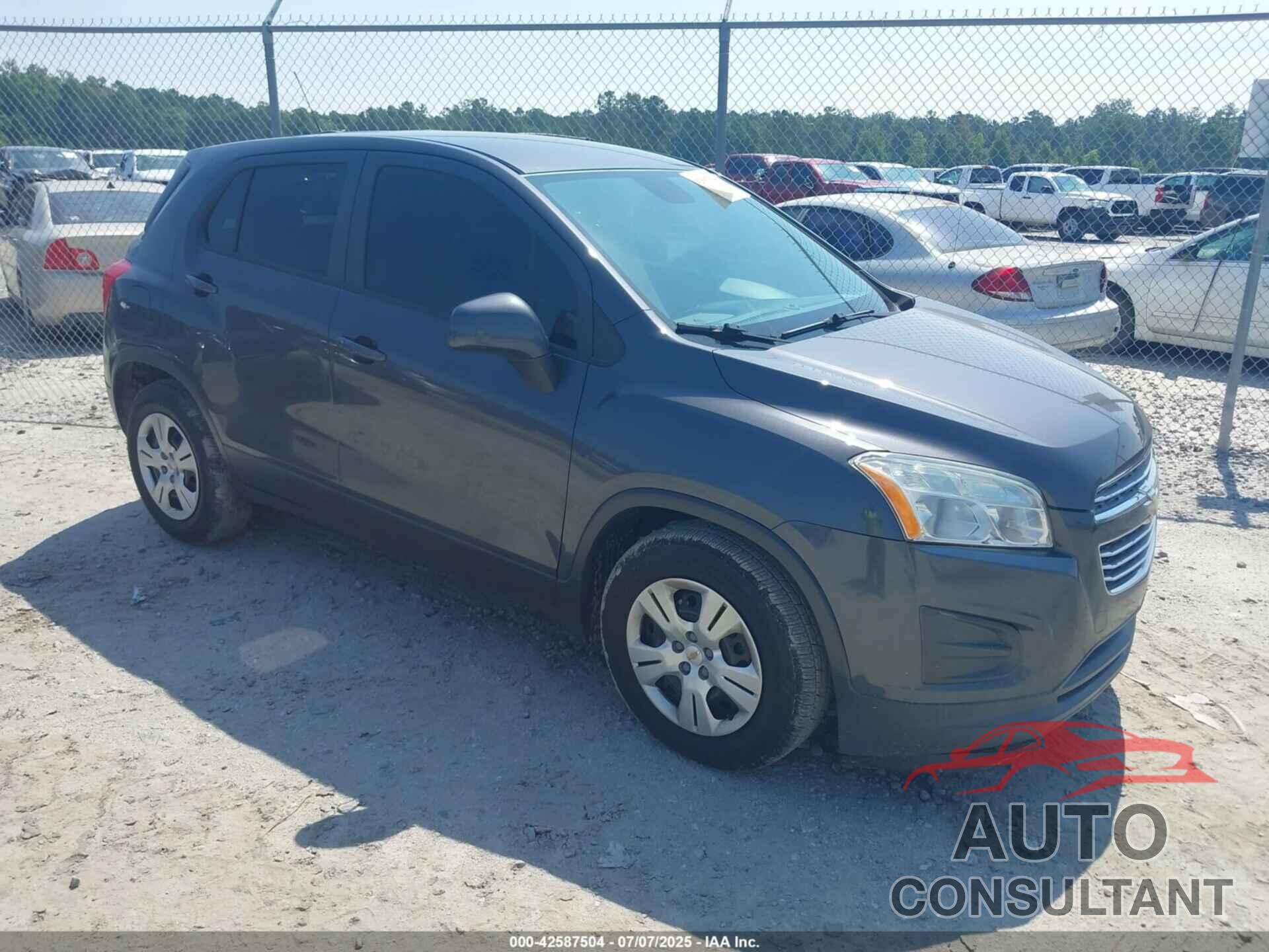 CHEVROLET TRAX 2016 - 3GNCJKSB9GL249745