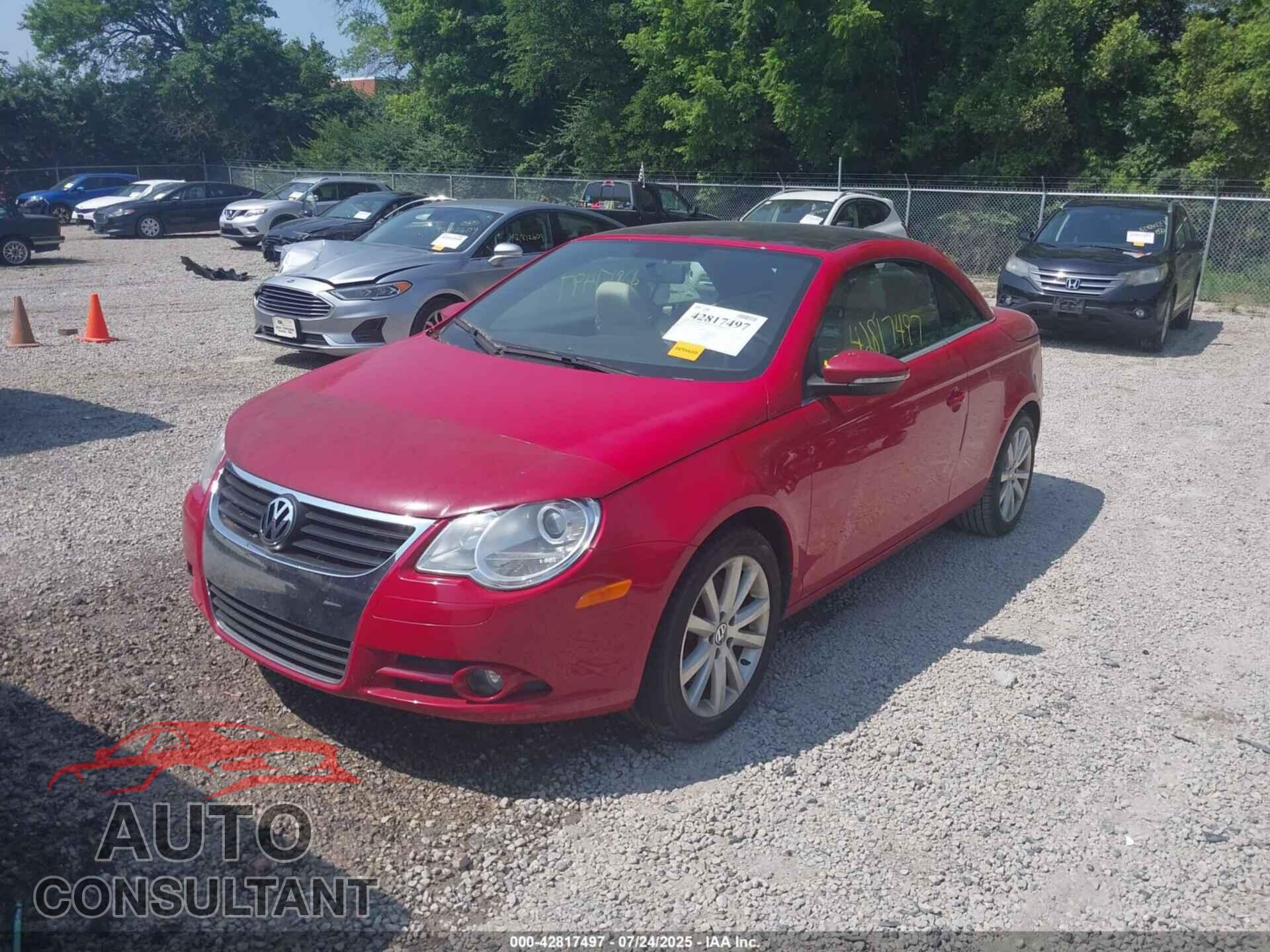 VOLKSWAGEN EOS 2009 - WVWBA71F39V018302