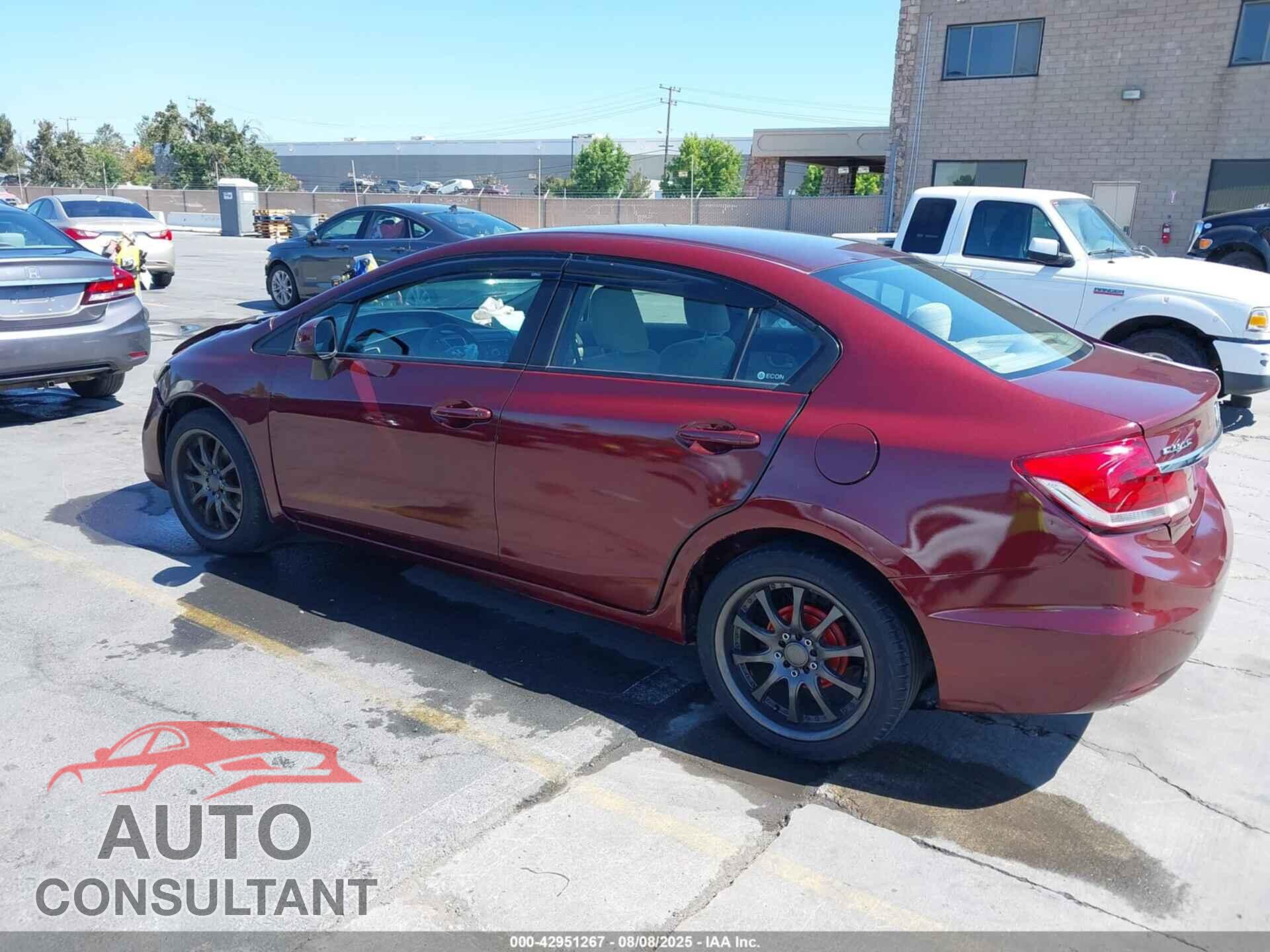 HONDA CIVIC 2013 - 19XFB2F58DE205579