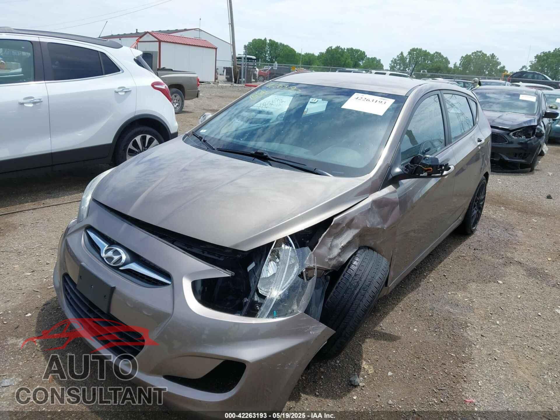 HYUNDAI ACCENT 2012 - KMHCU5AE1CU006231