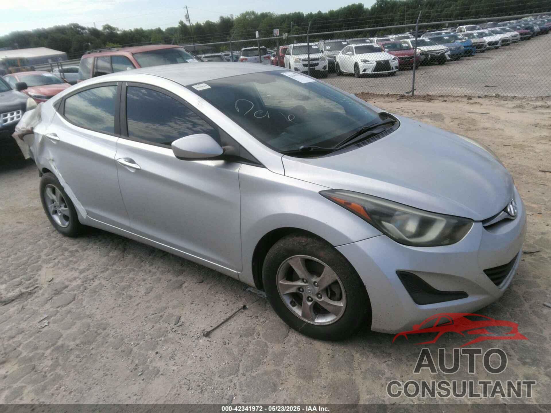 HYUNDAI ELANTRA 2014 - KMHDH4AE0EU166459