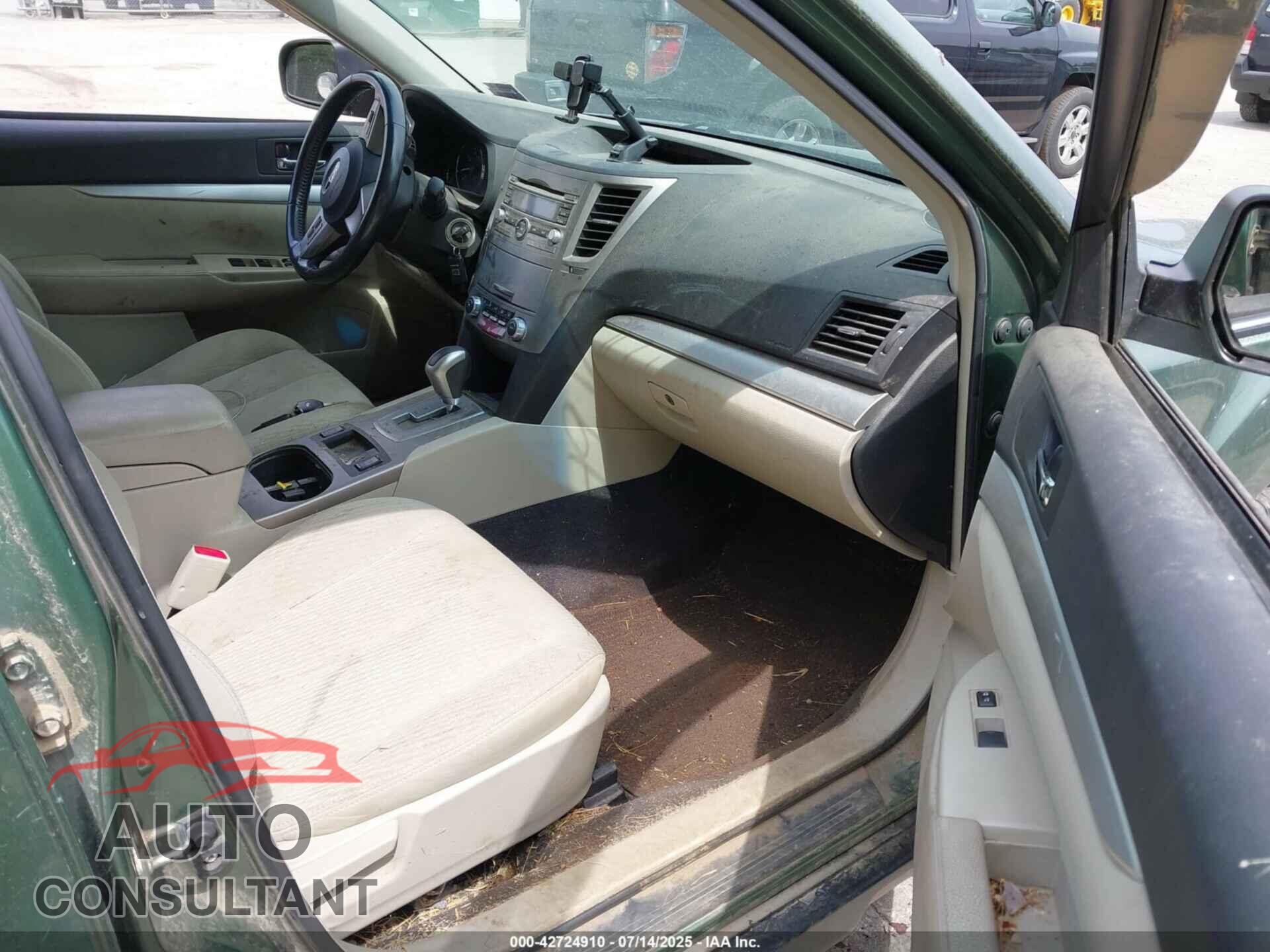 SUBARU OUTBACK 2010 - 4S4BRBCC8A3350472