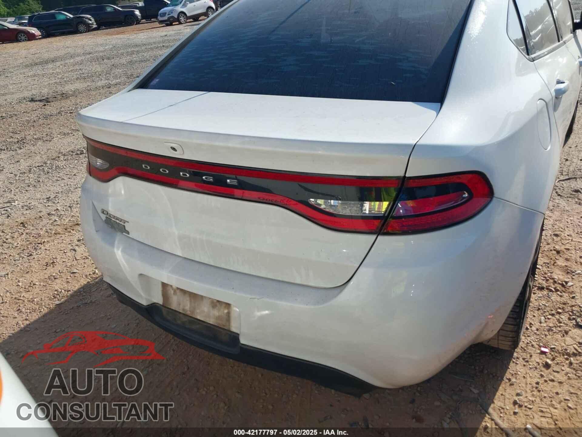 DODGE DART 2015 - 1C3CDFBB3FD223836