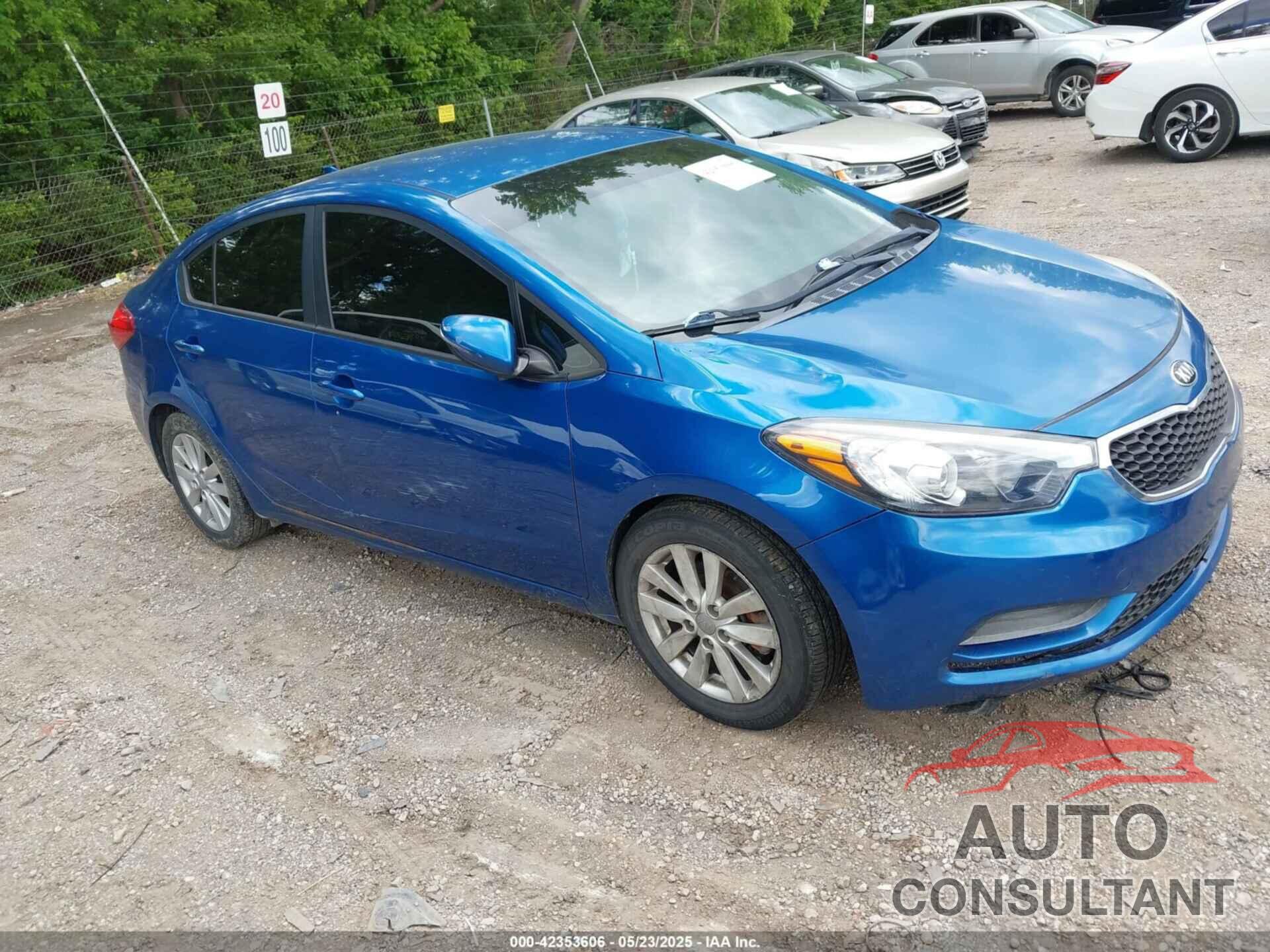 KIA FORTE 2015 - KNAFX4A63F5255766