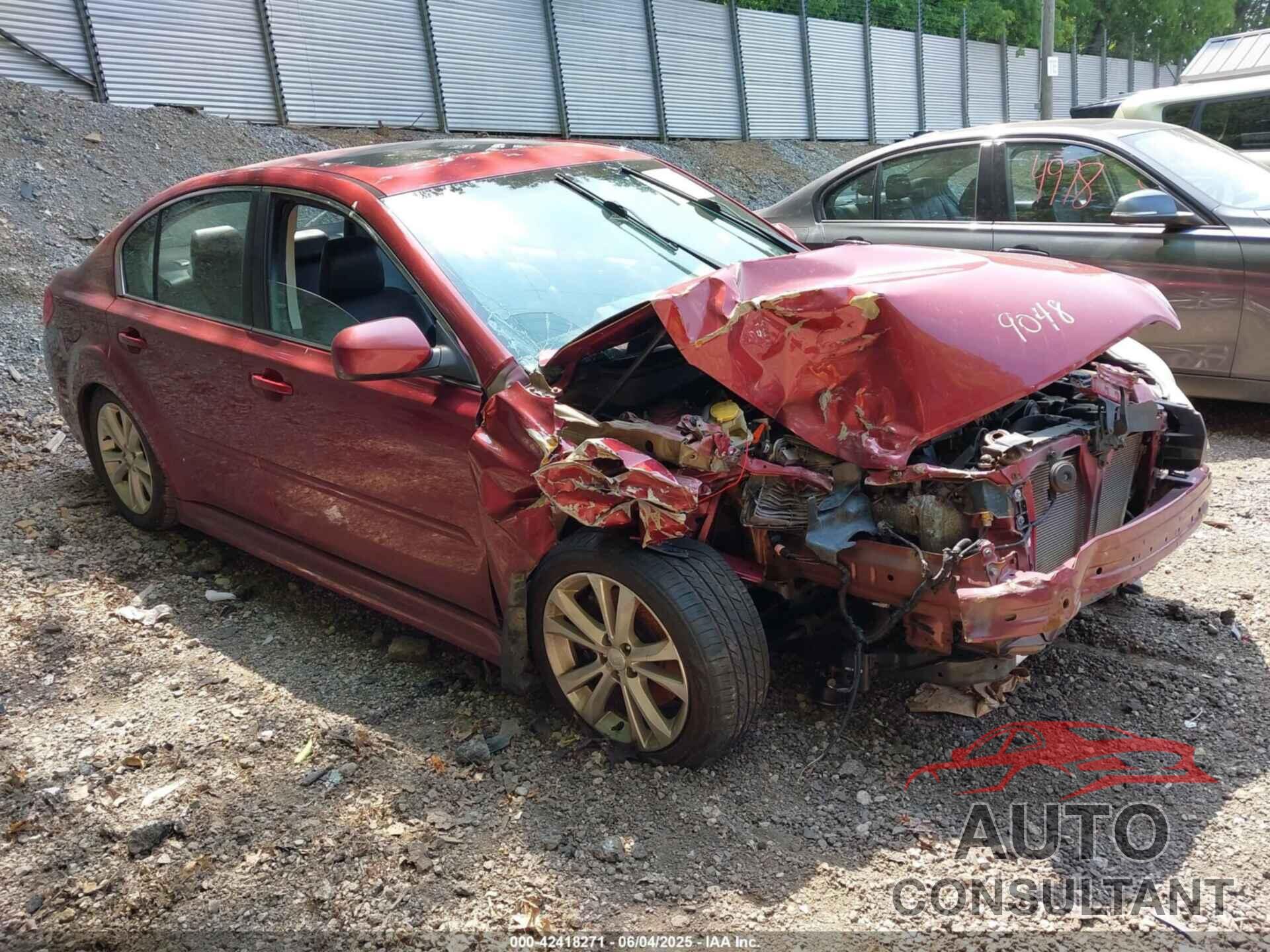 SUBARU LEGACY 2013 - 4S3BMDP65D2029048