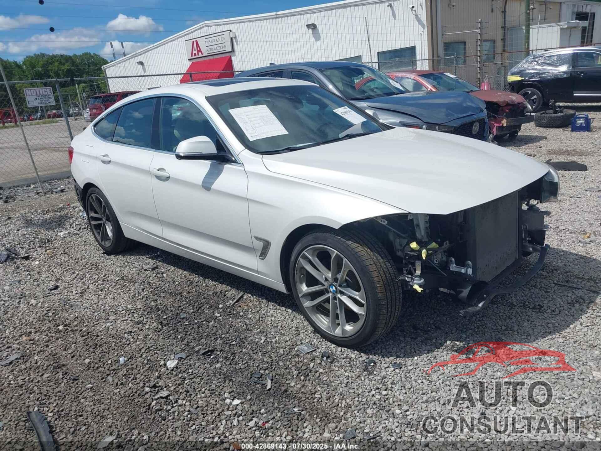 BMW 330I GRAN TURISMO 2017 - WBA8Z9C36HG826631