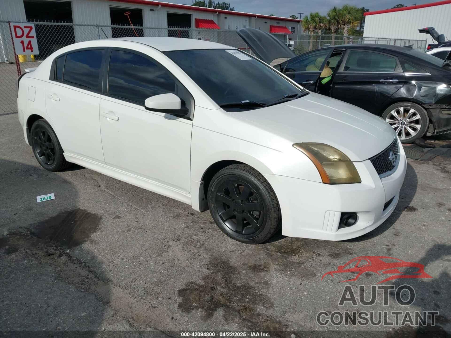 NISSAN SENTRA 2012 - 3N1AB6AP0CL701340