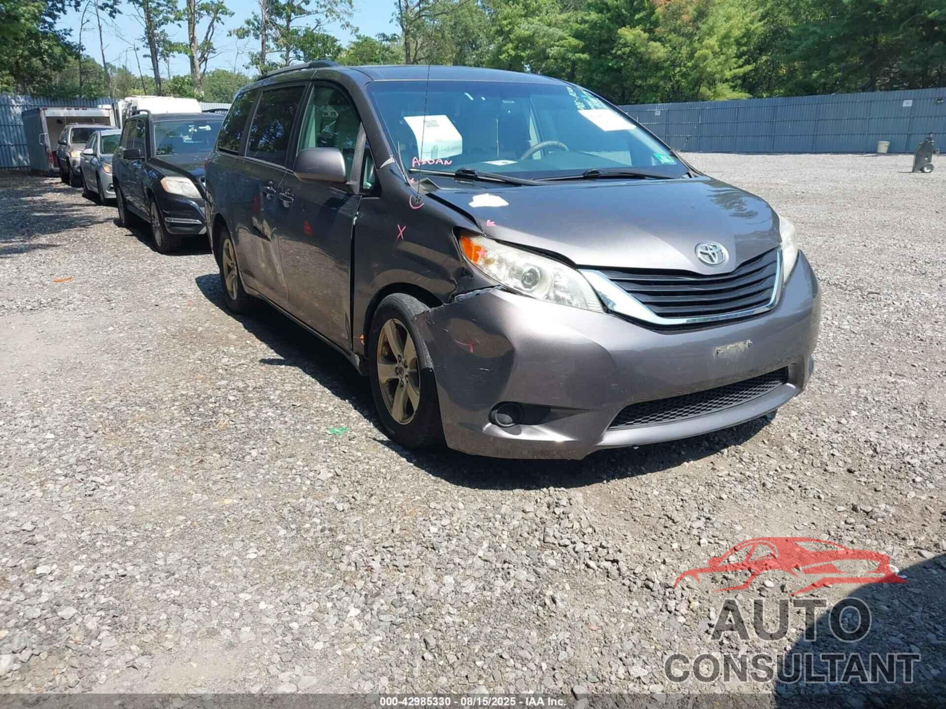TOYOTA SIENNA 2012 - 5TDKK3DC4CS186149