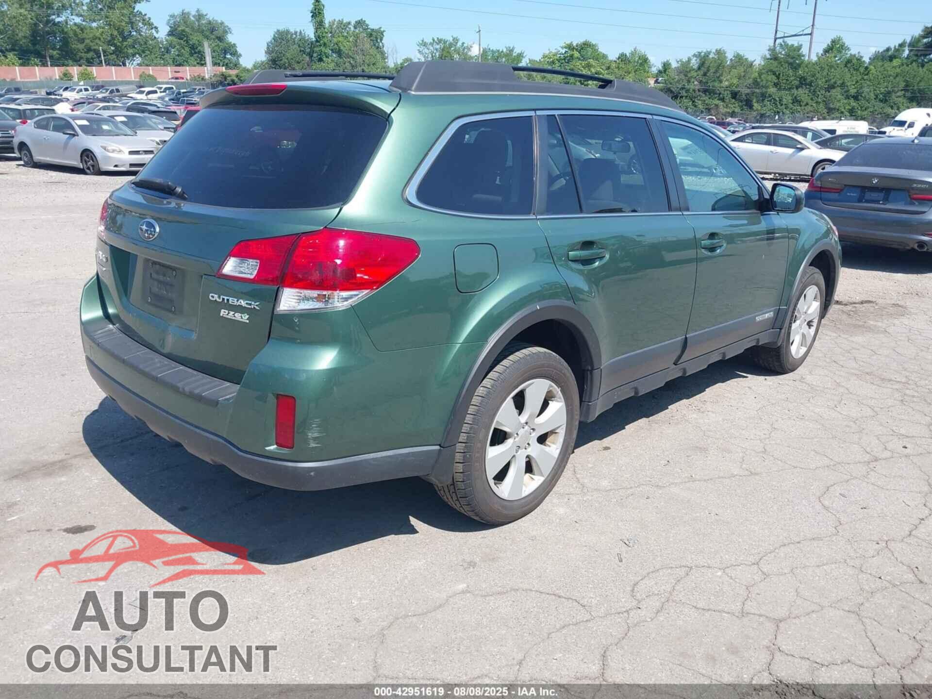 SUBARU OUTBACK 2011 - 4S4BRBCC4B3387777