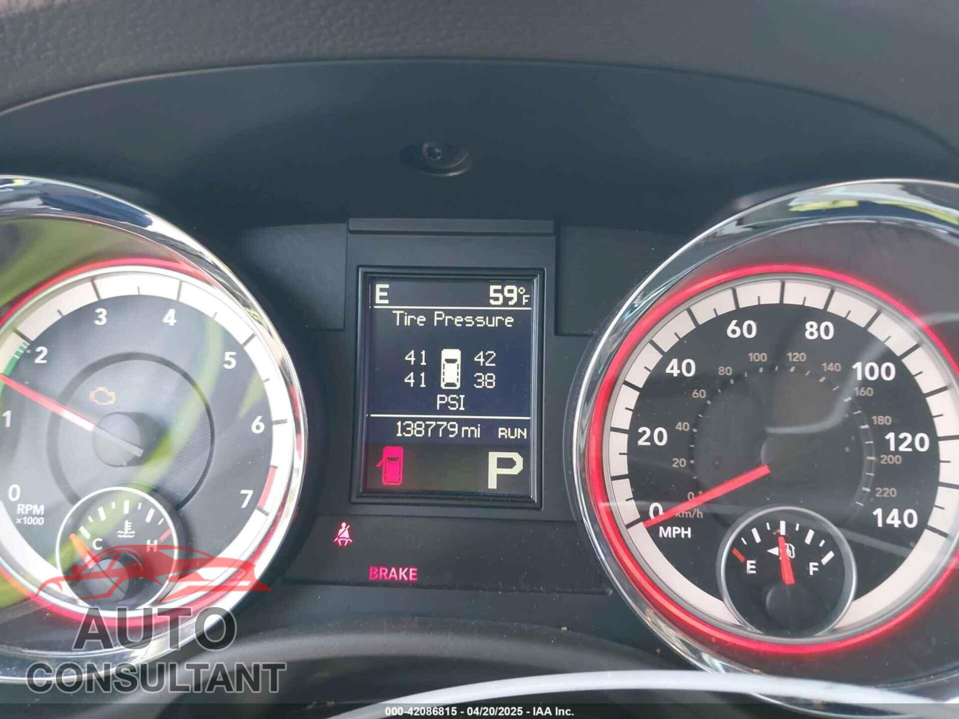 DODGE DURANGO 2012 - 1C4RDHDG2CC335605