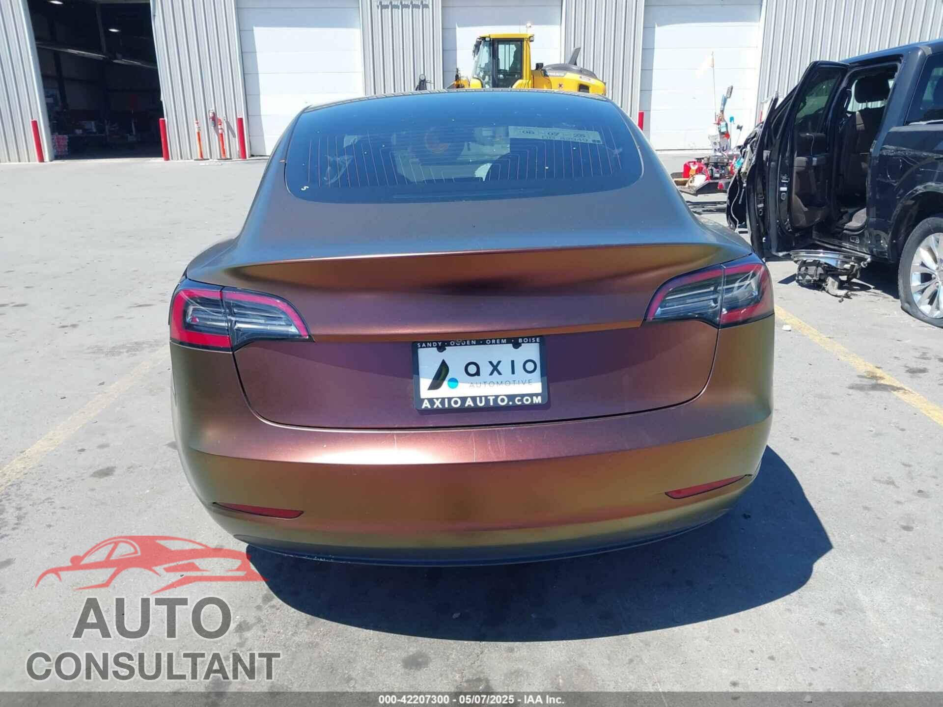 TESLA MODEL 3 2018 - 5YJ3E1EB5JF112603