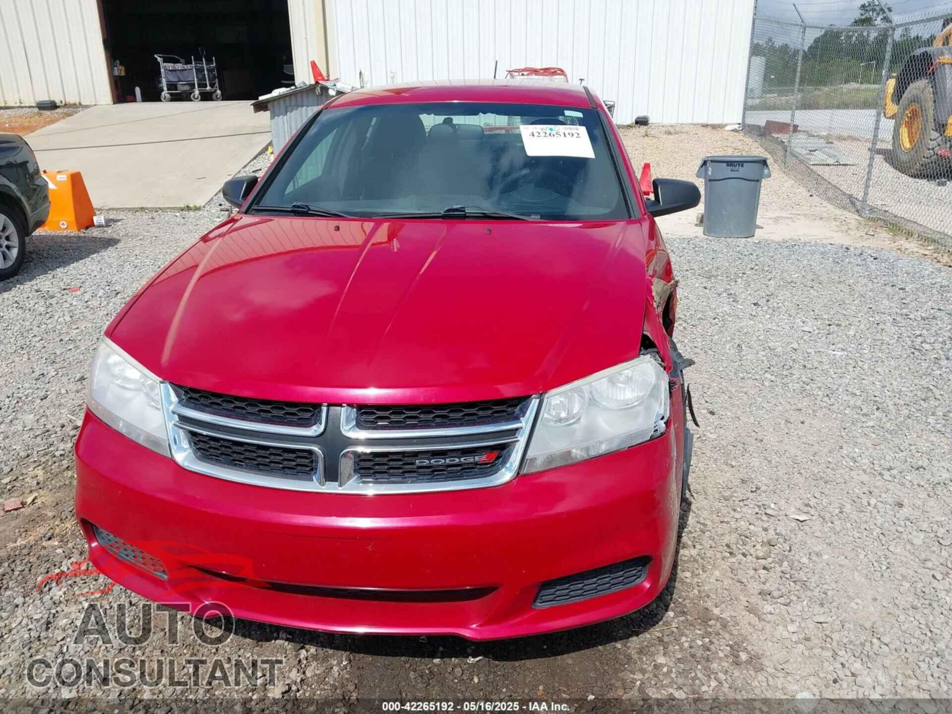DODGE AVENGER 2014 - 1C3CDZAG6EN219075