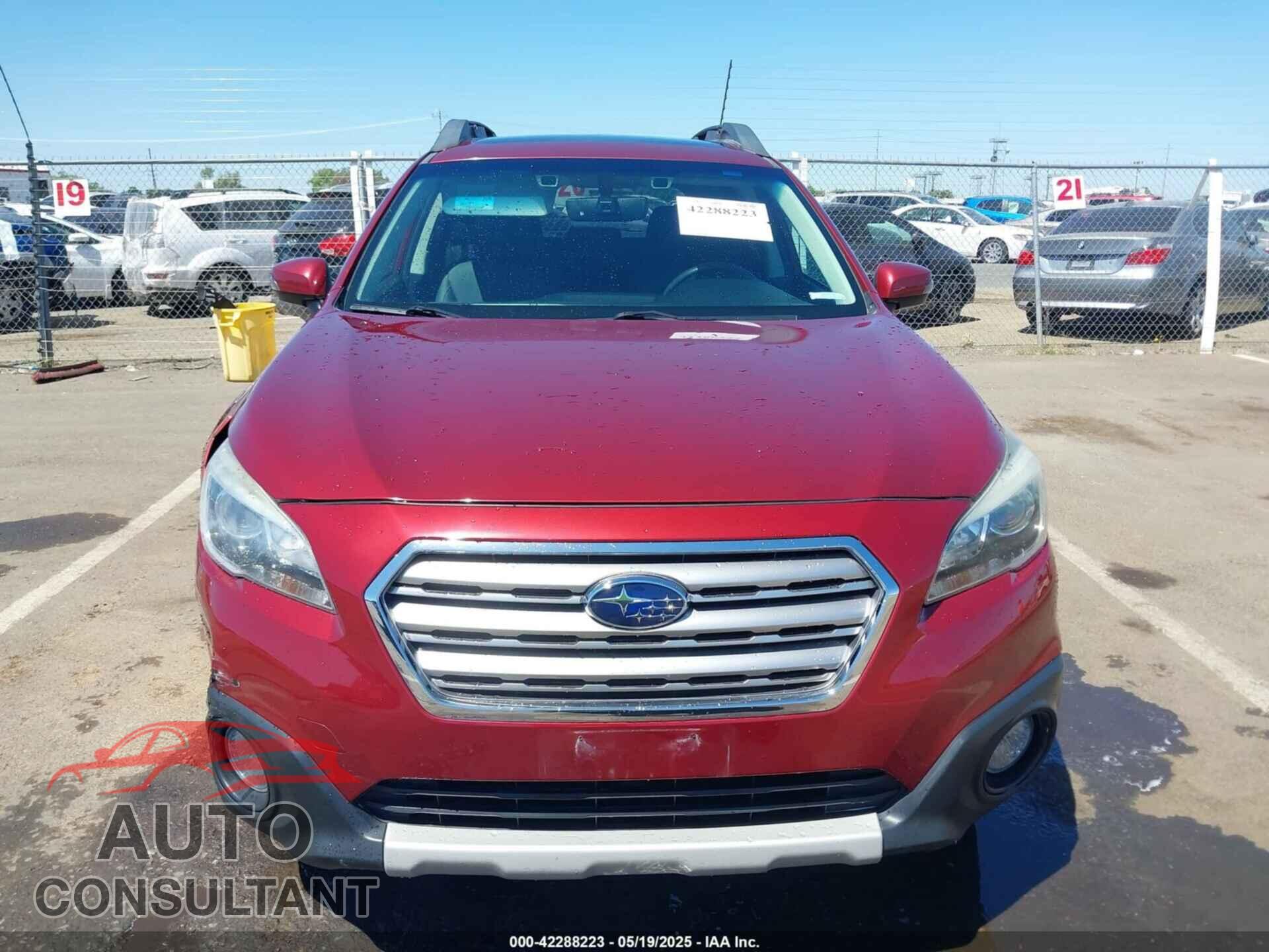 SUBARU OUTBACK 2017 - 4S4BSENC1H3397324